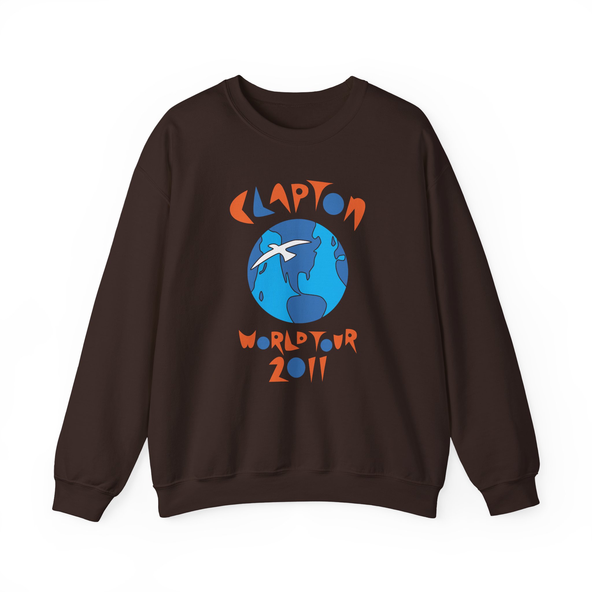 Eric Clapton World Tour 2011 Unisex Heavy Blendâ„¢ Crewneck Sweatshirt