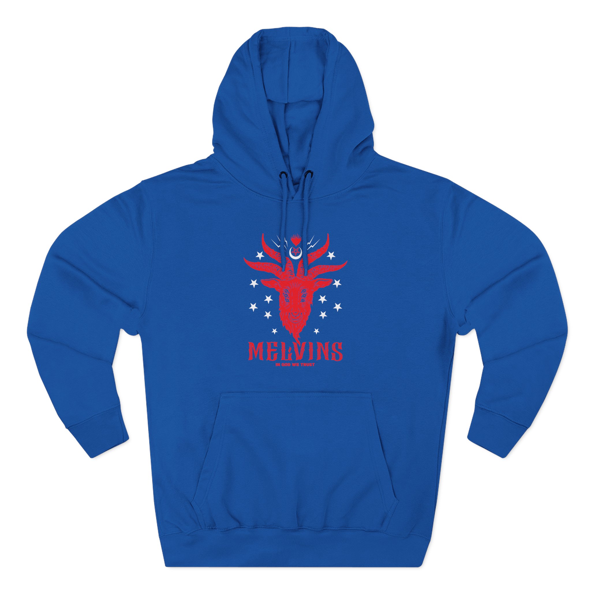Melvins in God We Trust Three-Panel Fleece Hoodie