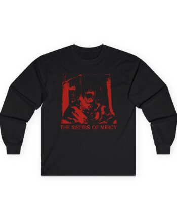 The Sisters Of Mercy Red Scream Unisex Ultra Cotton Long Sleeve Tee