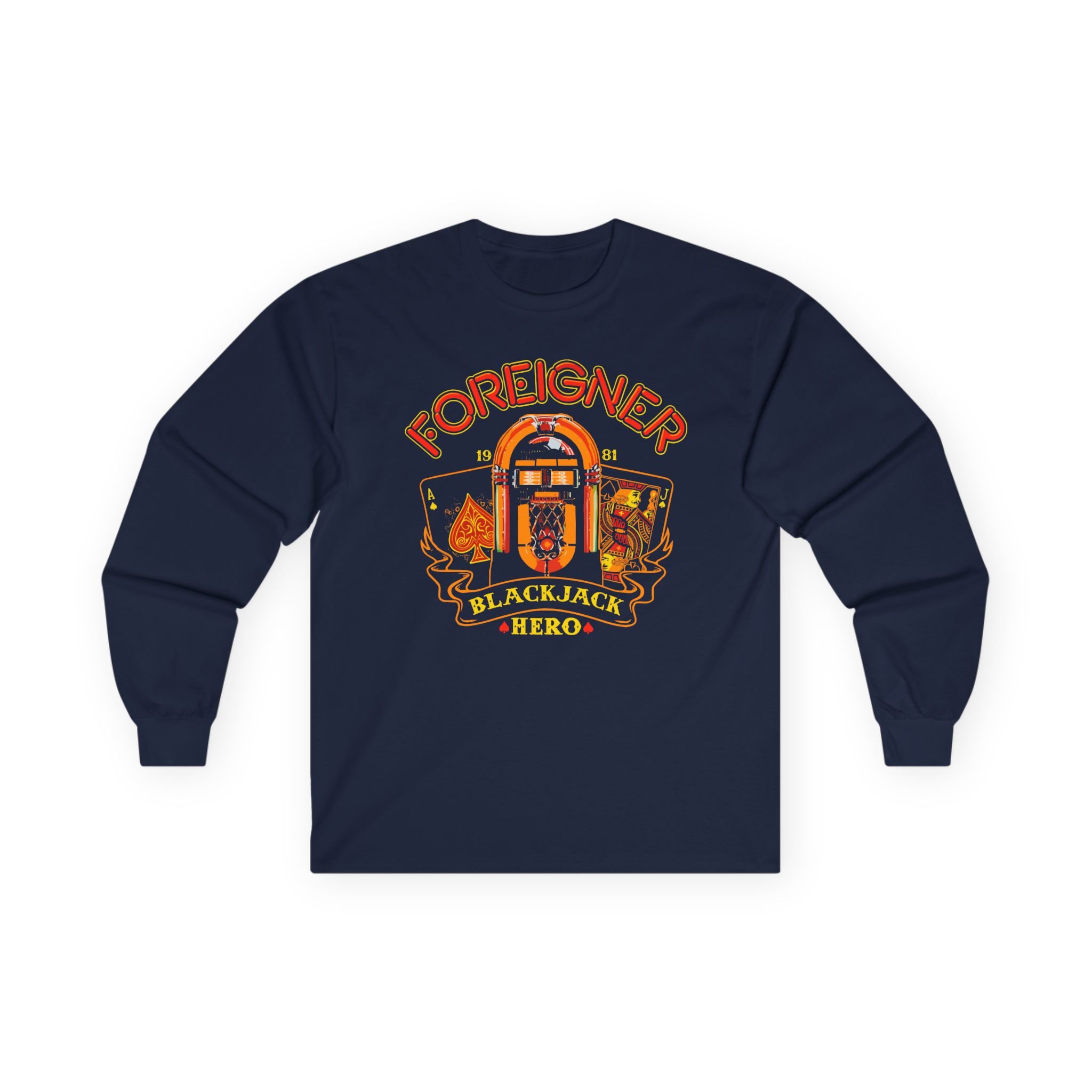 Foreigner Jack Hero Unisex Ultra Cotton Long Sleeve Tee