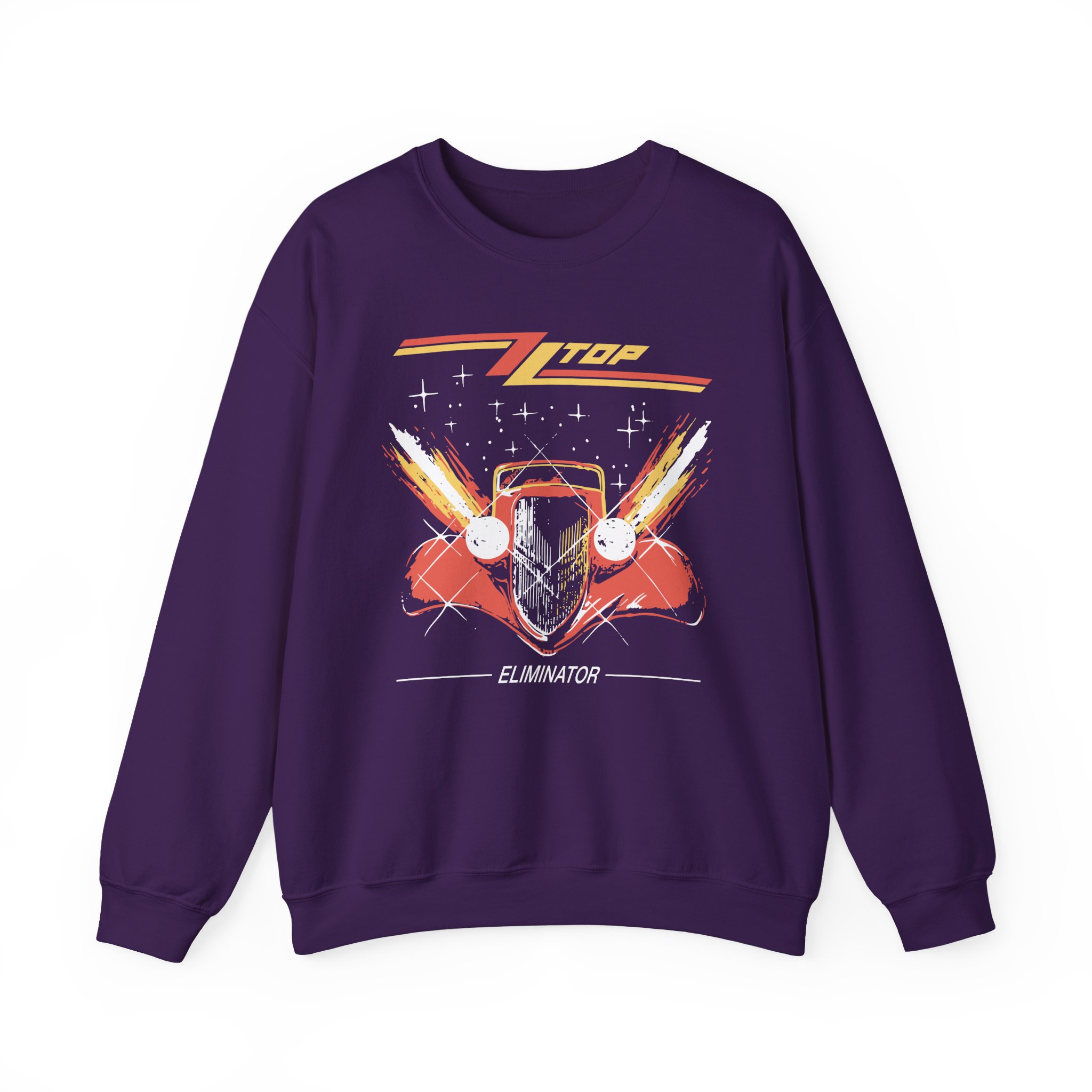 Zz Top Eliminator Illustrated Unisex Heavy Blendâ„¢ Crewneck Sweatshirt