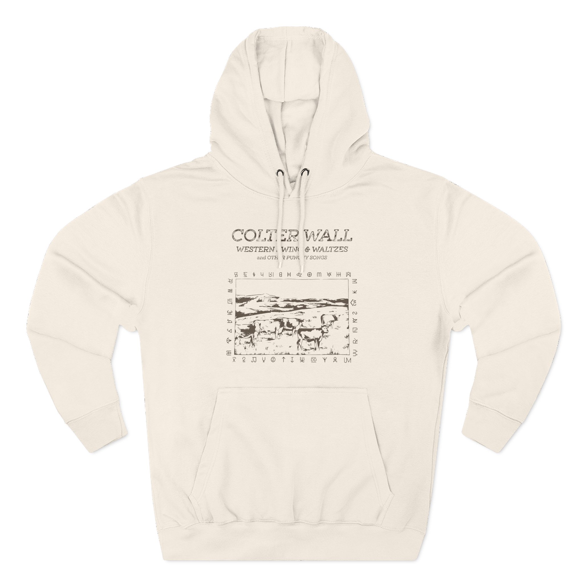 Colter Wall Western Swing & Waltzes Three-Panel Fleece Hoodie