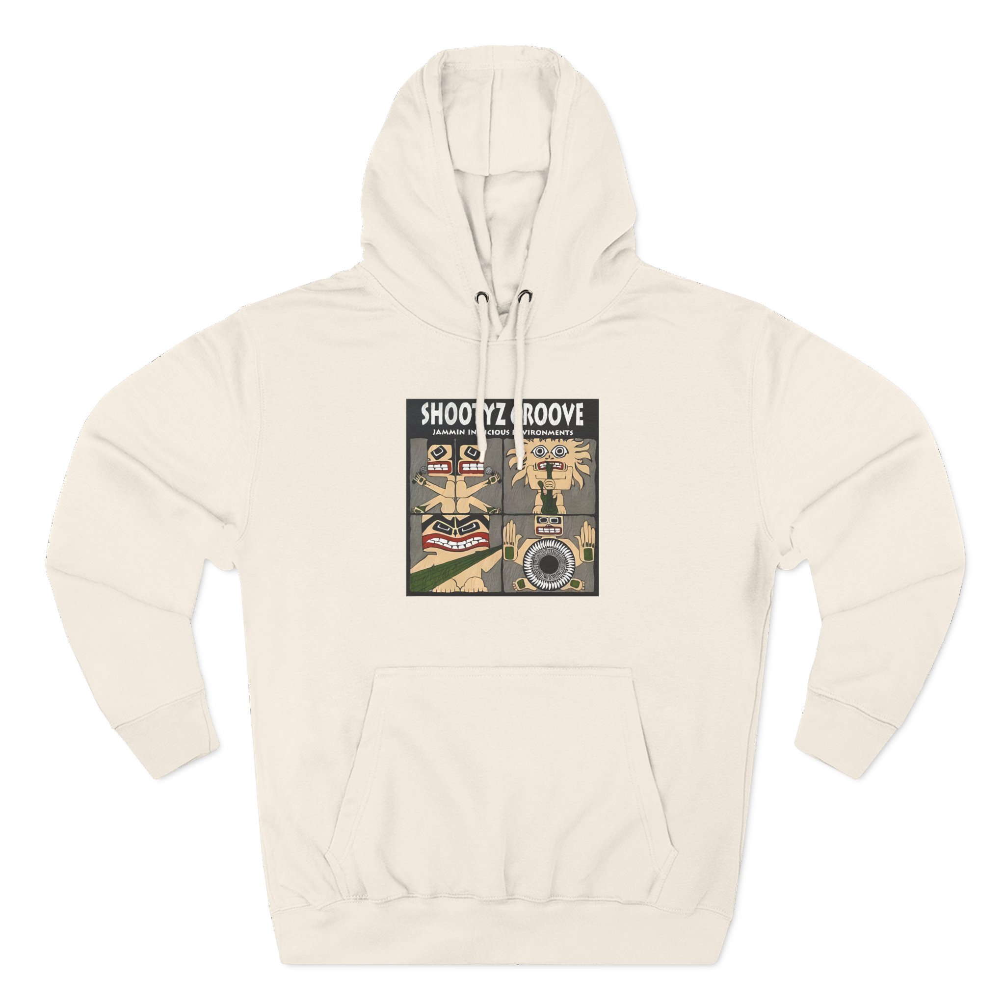 Shootyz Groove Jammin in Vicious Environments Album Cover Three-Panel Fleece Hoodie
