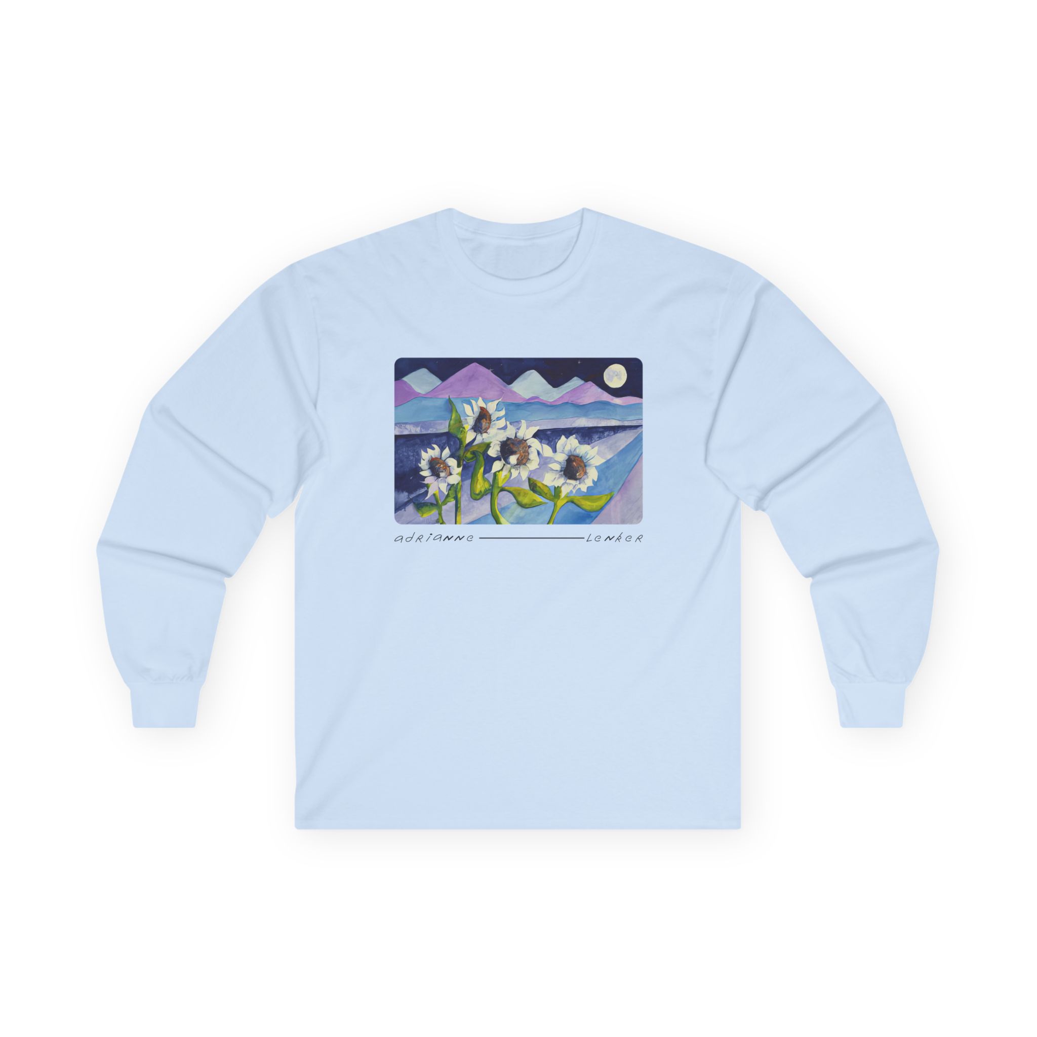 Adrianne Lenker Mema Moonflowers Unisex Ultra Cotton Long Sleeve Tee