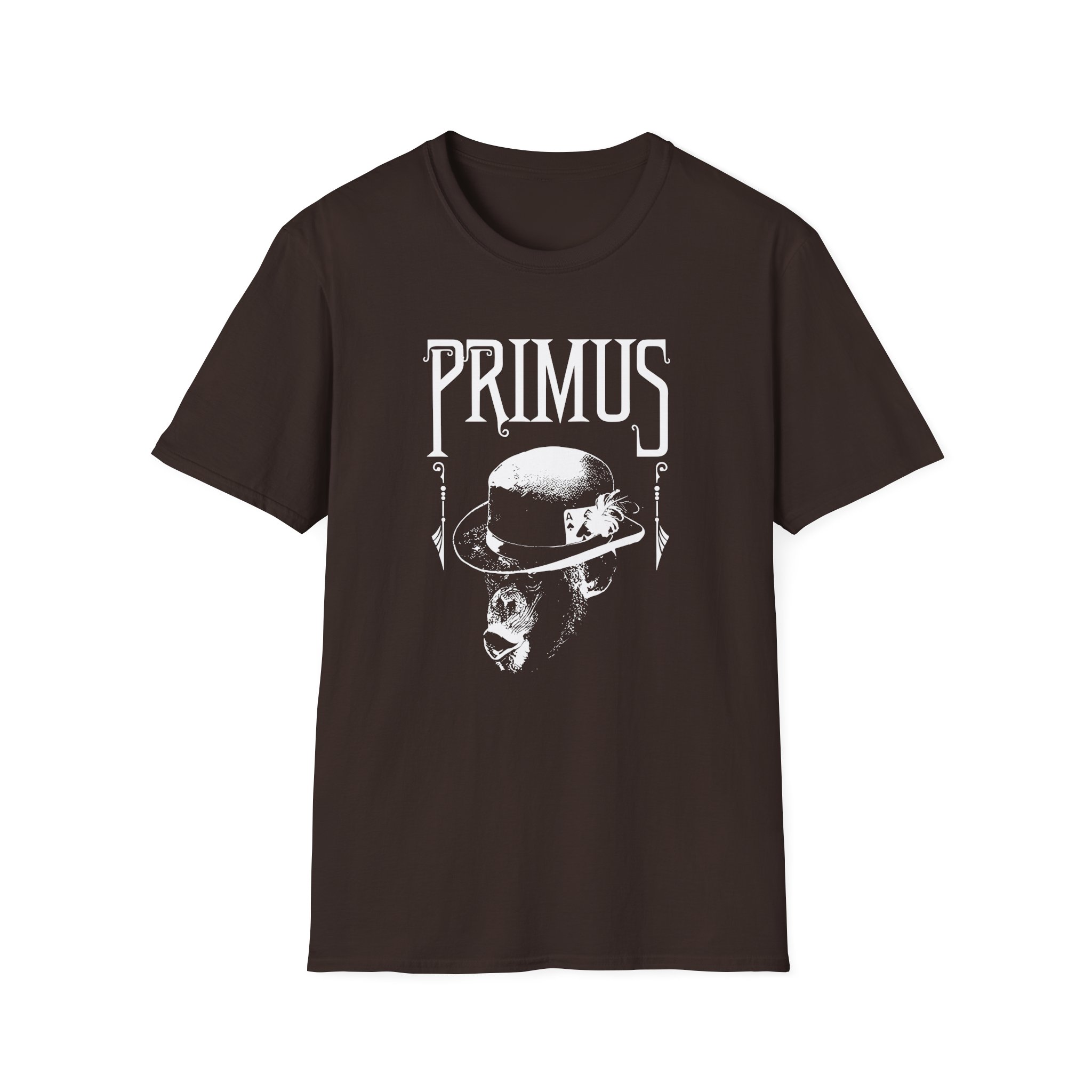Primus Monkey Charcoal Unisex Softstyle T-Shirt