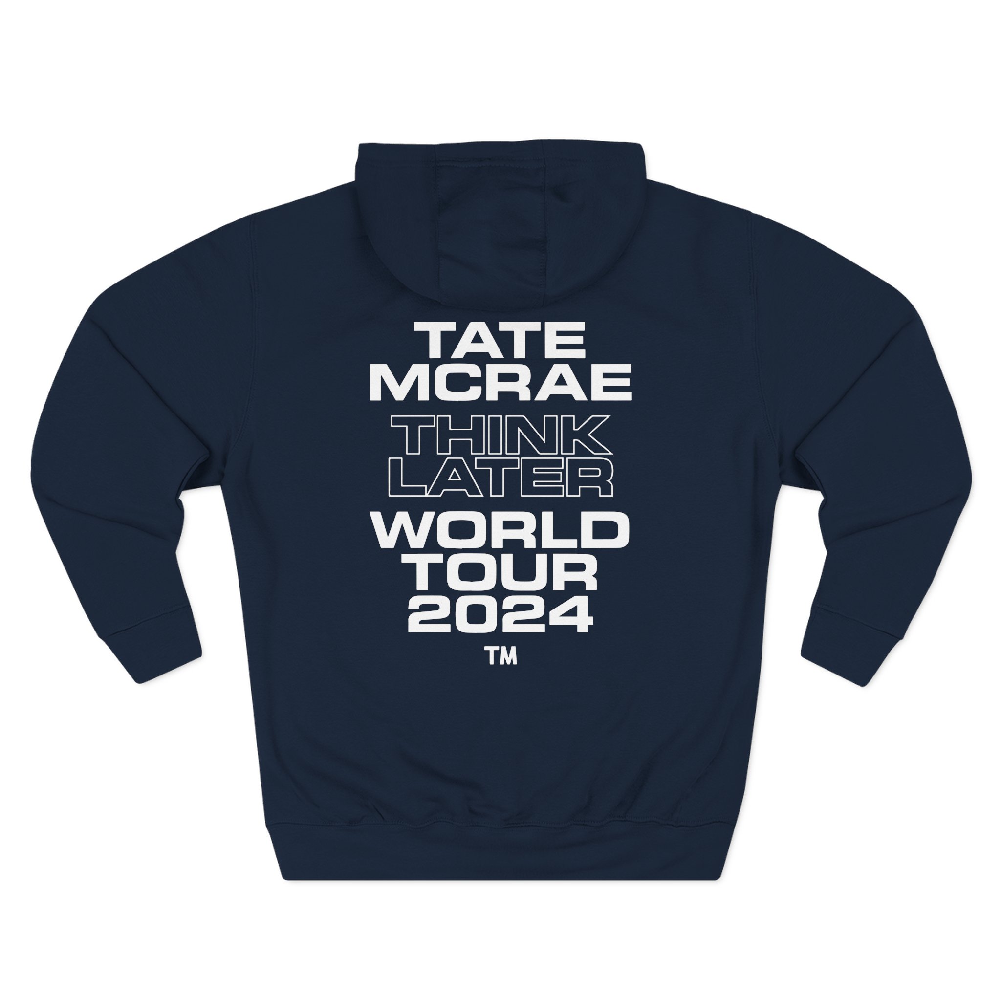 Tate Mcrae Think Later World Tour Three-Panel Fleece Hoodie