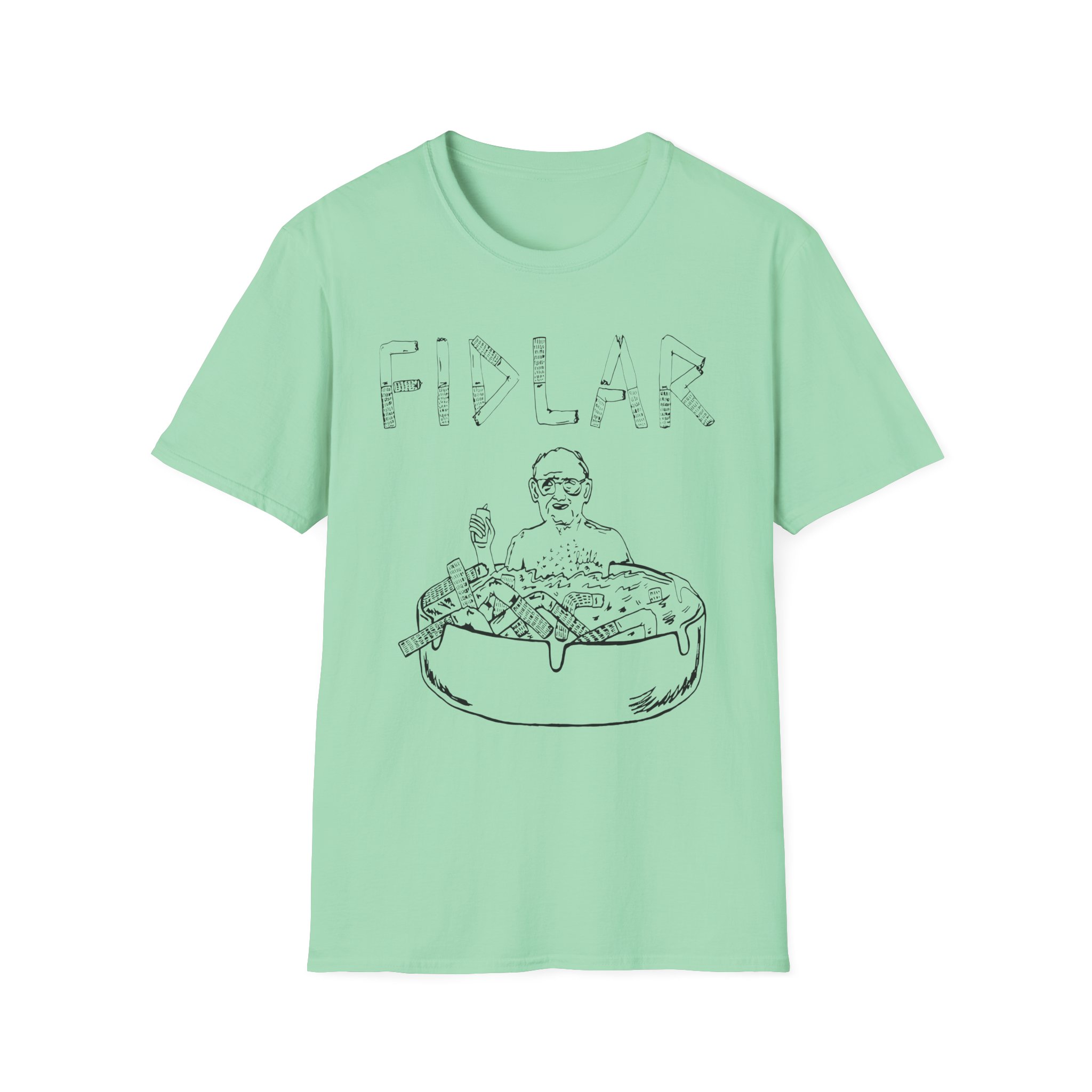 Fidlar Ashtray Unisex Softstyle T-Shirt