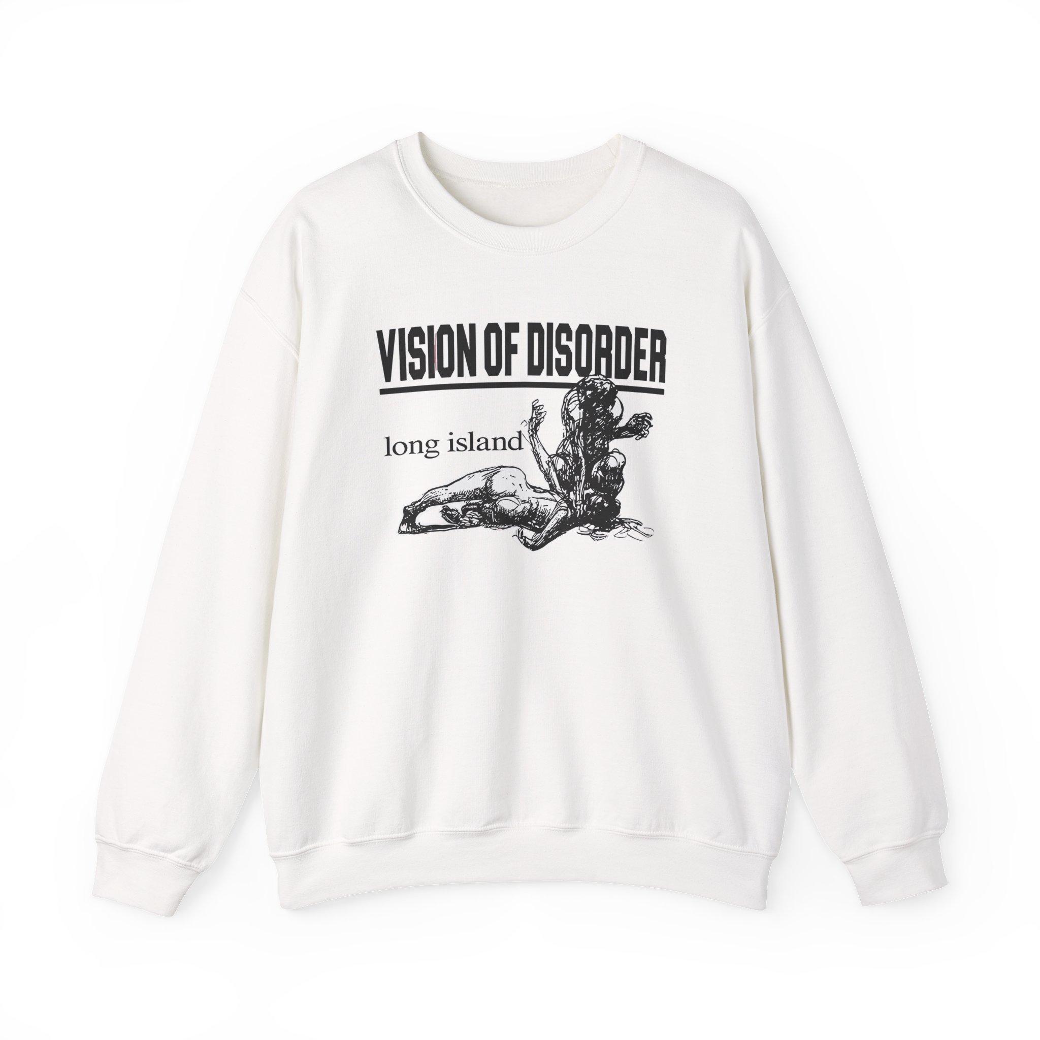 Vision of Disorder long island Unisex Heavy Blendâ„¢ Crewneck Sweatshirt