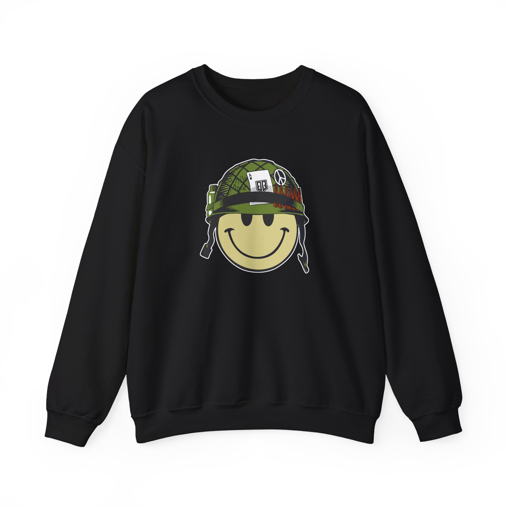 Roman Atwood Smiley Unisex Heavy Blendâ„¢ Crewneck Sweatshirt
