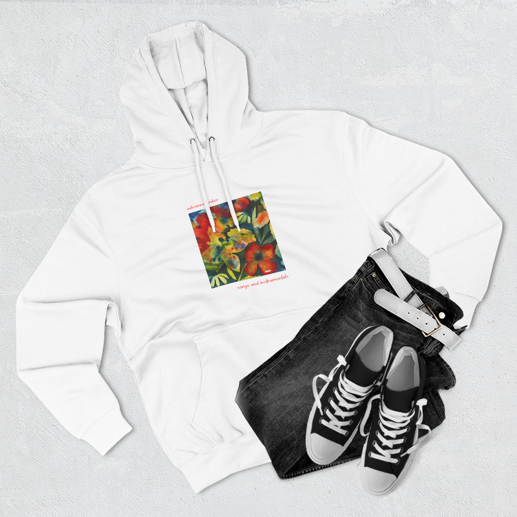 Adrianne Lenker Songs and Instrumentals Three-panel Fleece Hoodie