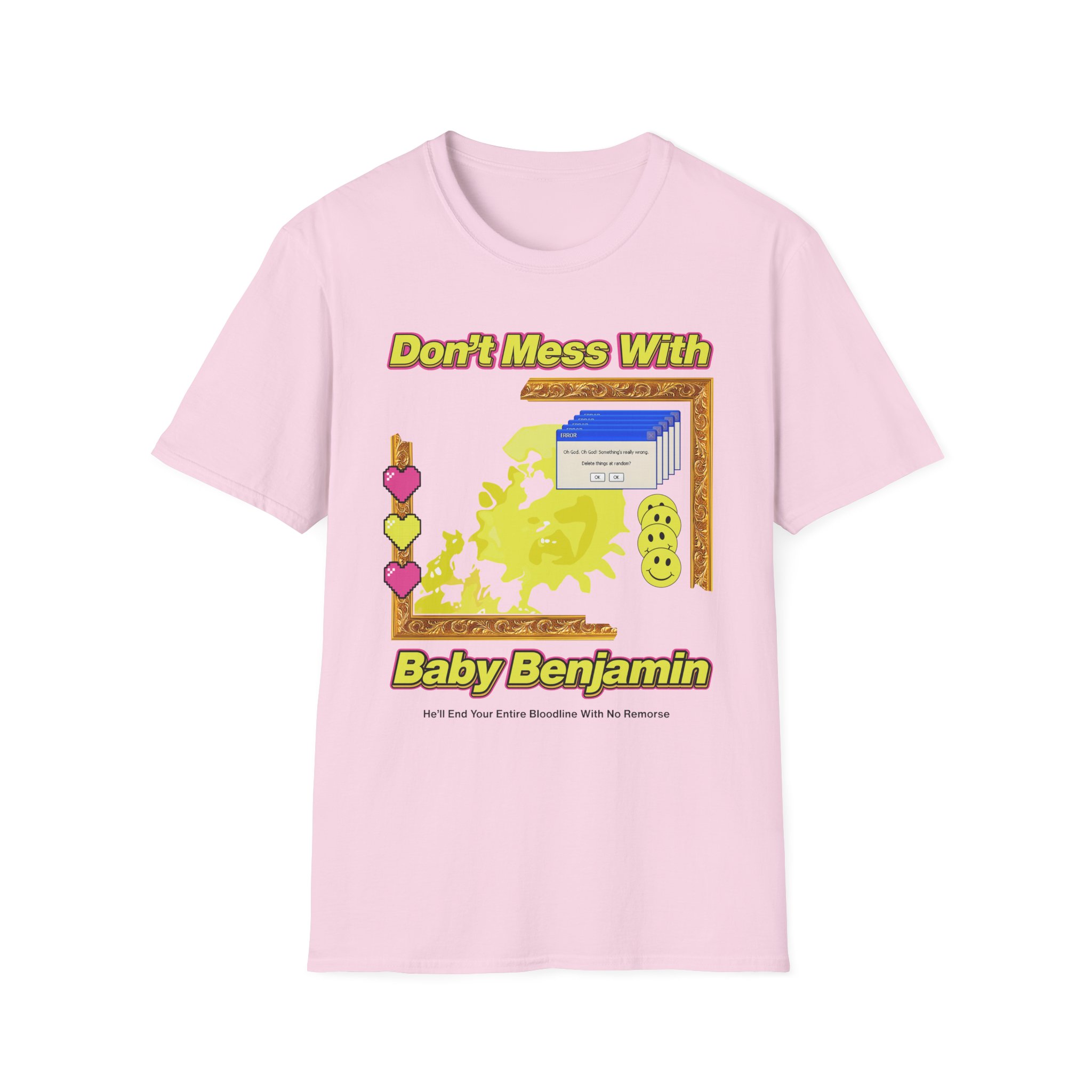 Garrett Watts Don't Mess With Baby Benjamin Unisex Softstyle T-Shirt