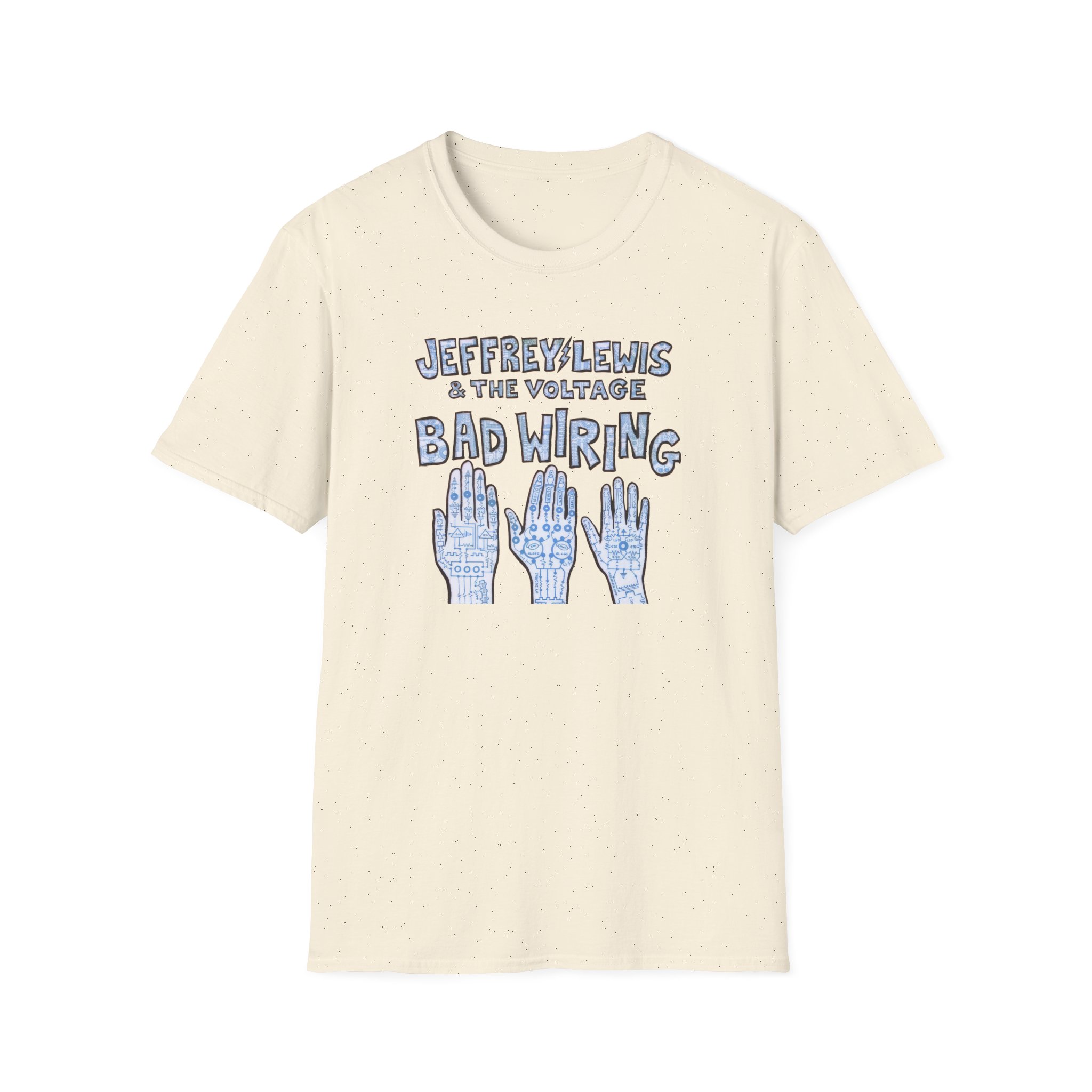 Jeffrey Lewis Bad Wiring 12" Unisex Softstyle T-Shirt