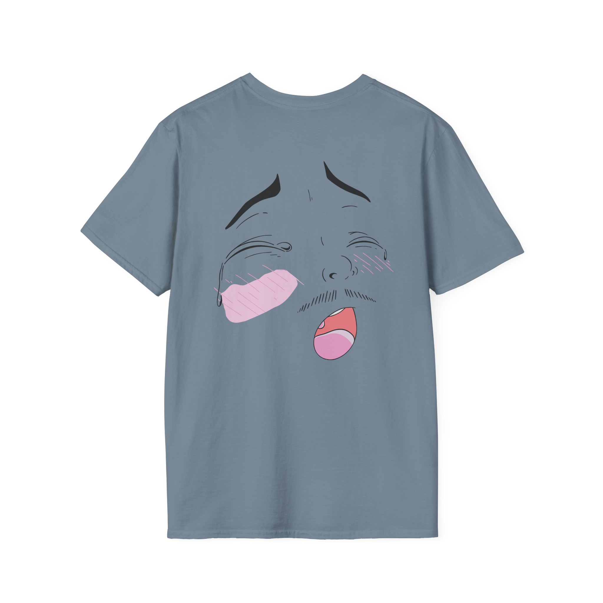Hot Mulligan Ahegao Unisex Softstyle T-Shirt