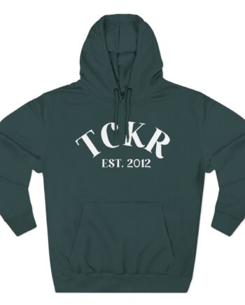 Kendall Rae Tckr Logo Three-Panel Fleece Hoodie