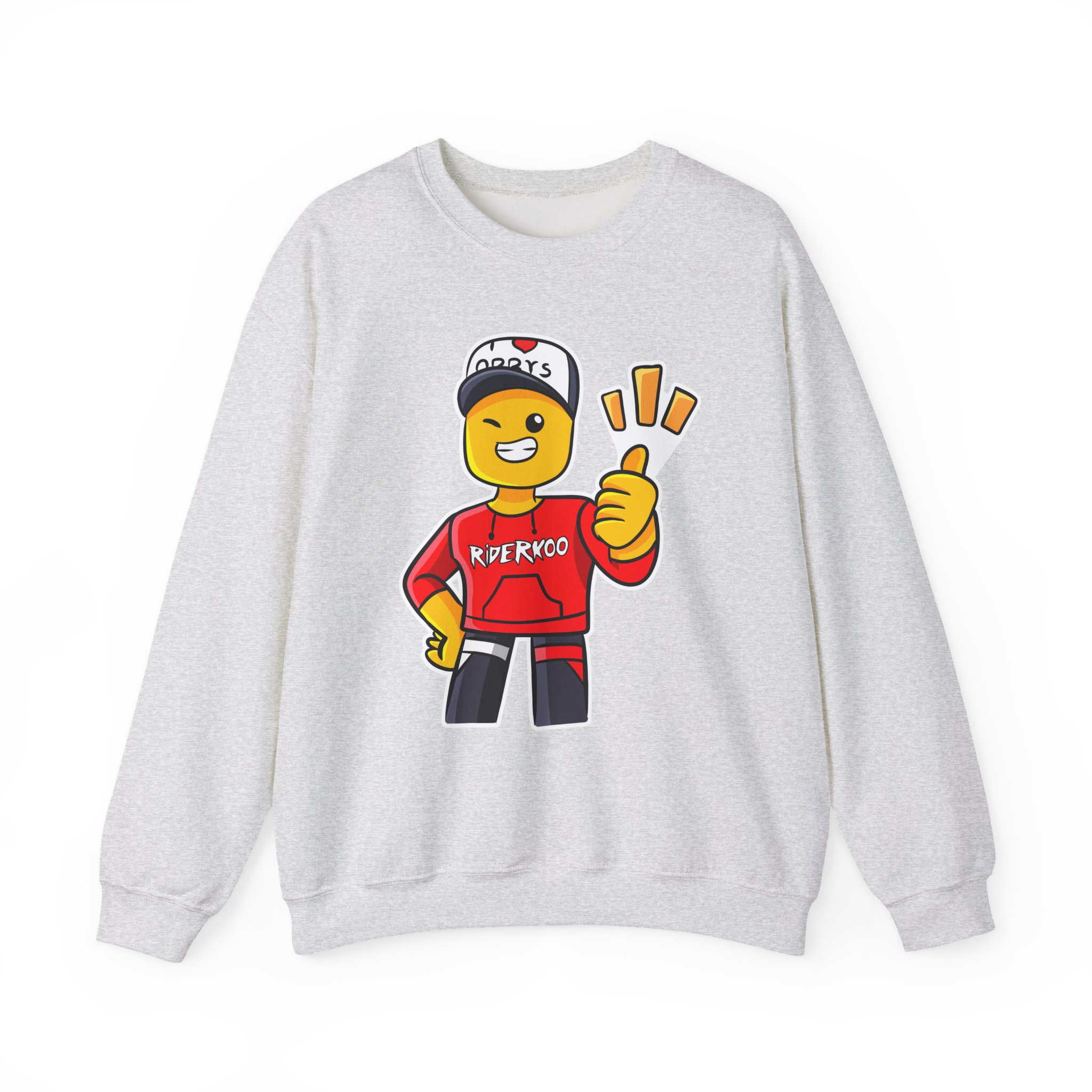Roblox Thumbs Up Unisex Heavy Blendâ„¢ Crewneck Sweatshirt