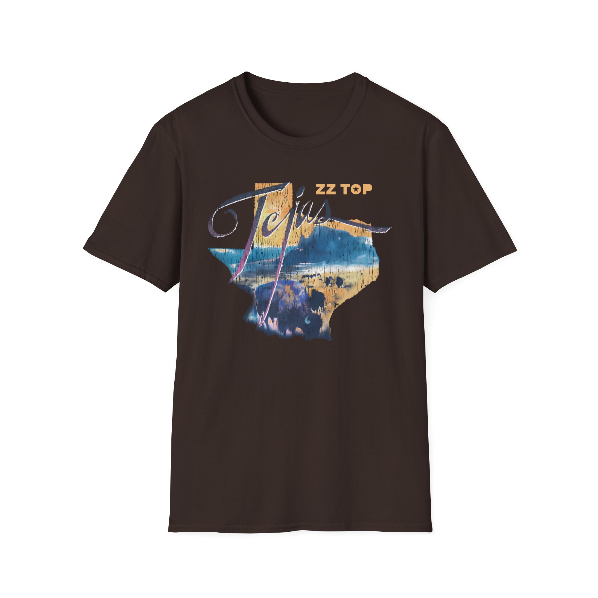 ZZ Top Tejas Unisex Softstyle T-Shirt