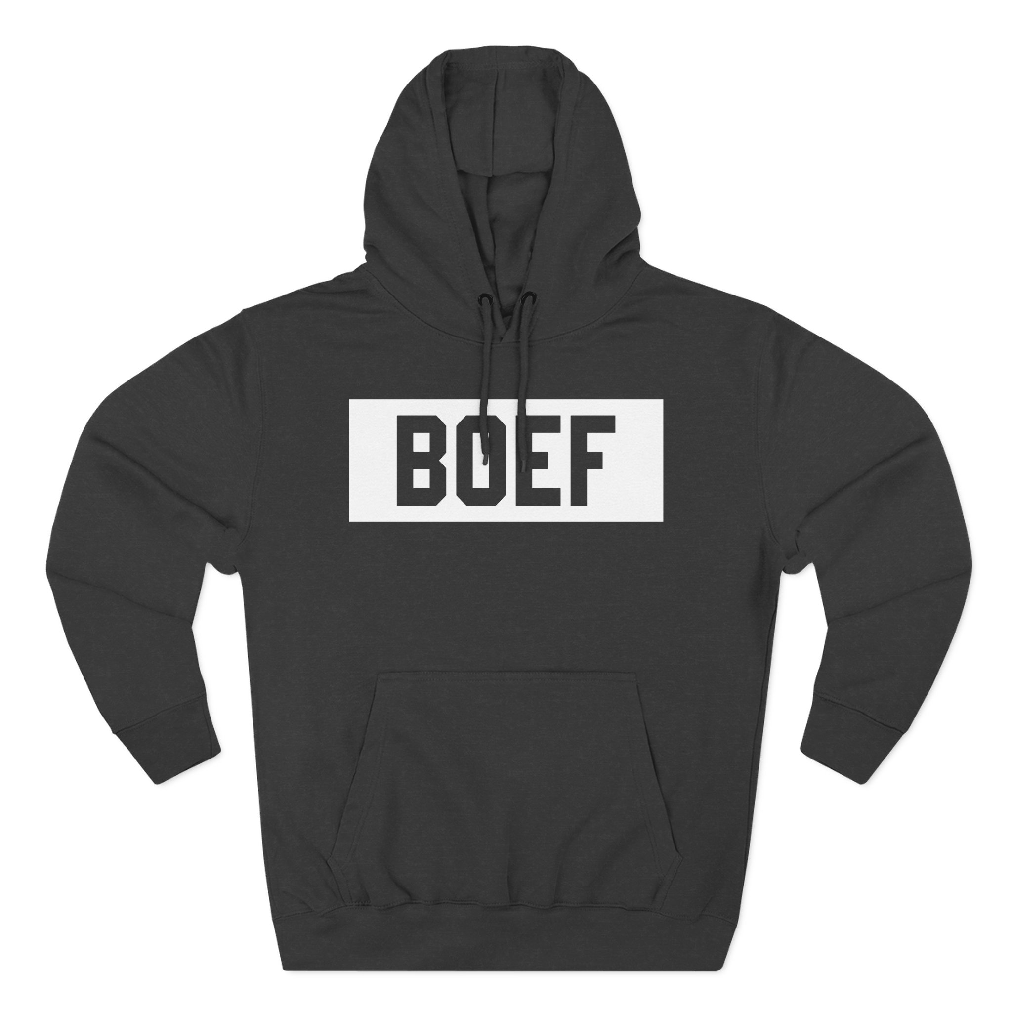 Boef Three-Panel Fleece Hoodie