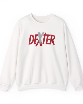 Dexter Spatter Logo Unisex Heavy Blend™ Crewneck Sweatshirt