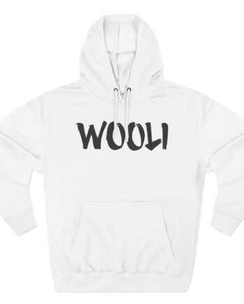 Wooli Orange Three-Panel Fleece Hoodie