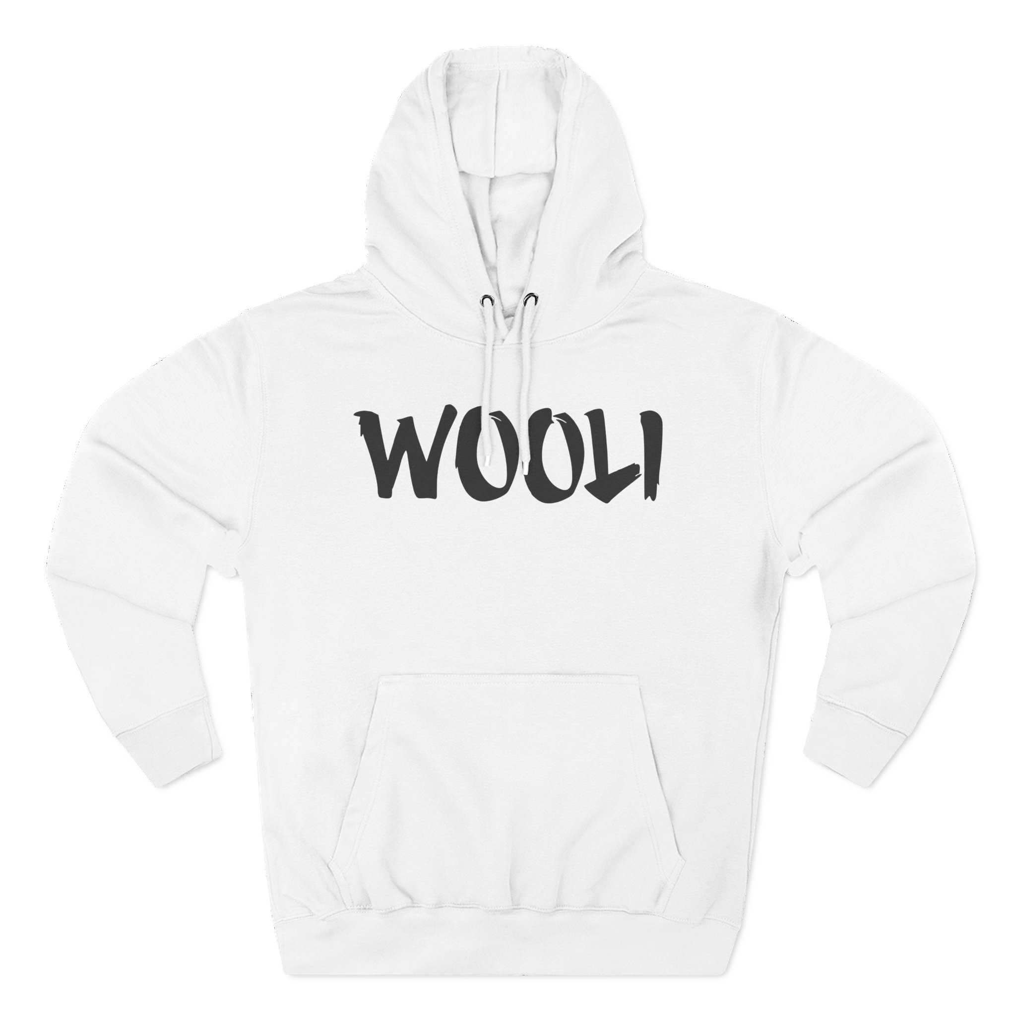 Wooli Orange Three-Panel Fleece Hoodie