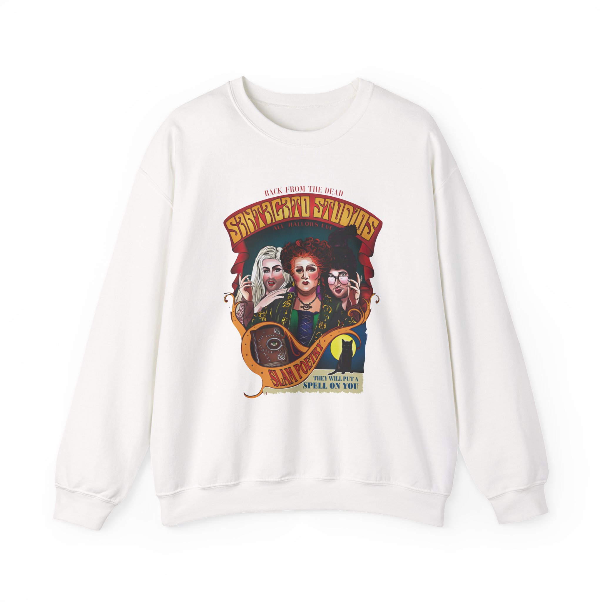 The Basement Yard Hocus Pocus Slam Poetry Unisex Heavy Blendâ„¢ Crewneck Sweatshirt