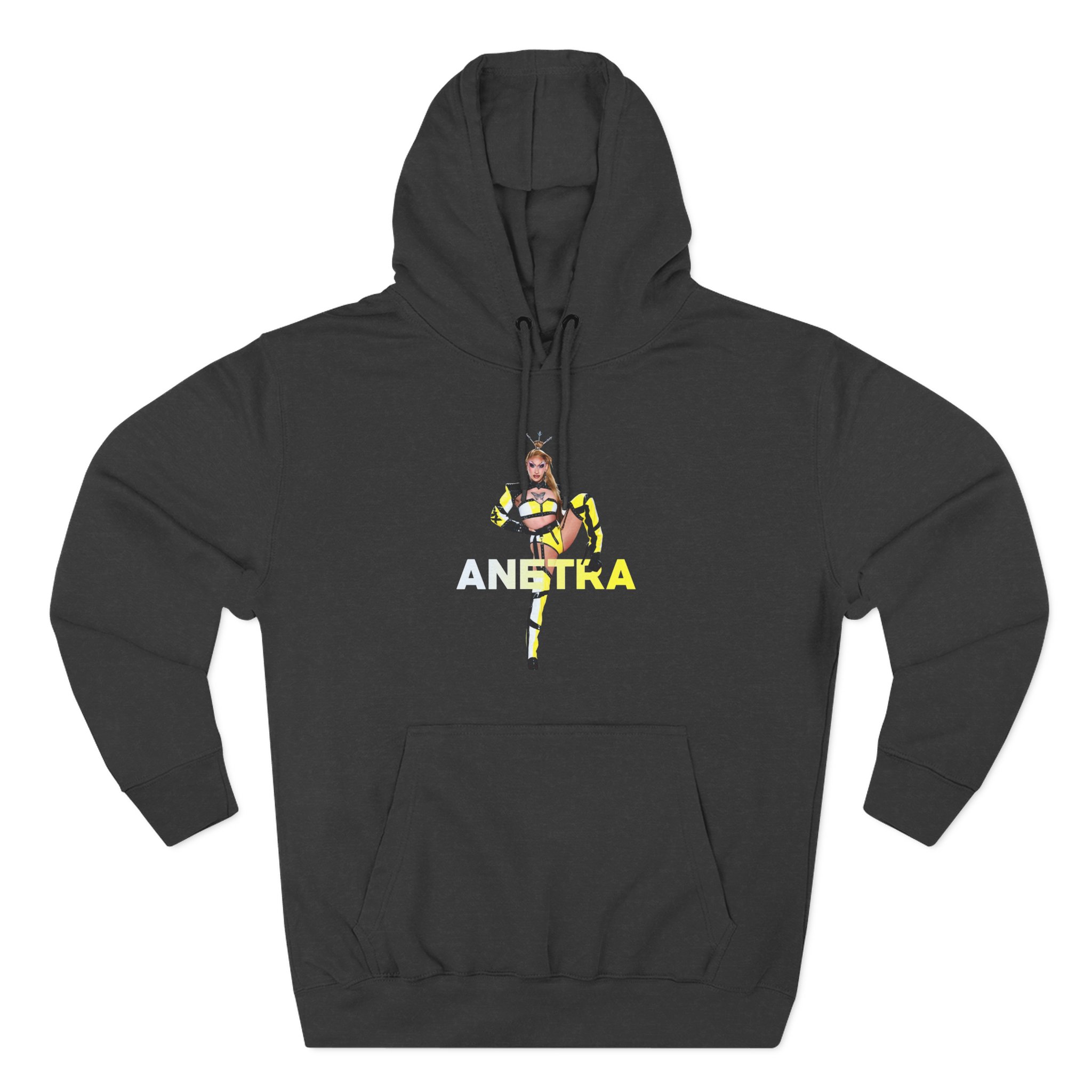 Anetra Three-Panel Fleece Hoodie