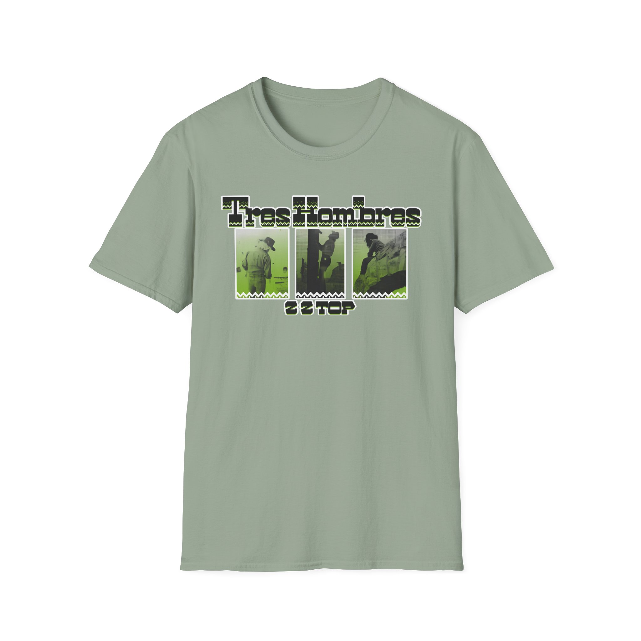 ZZ Top 3 Hombres Unisex Softstyle T-Shirt