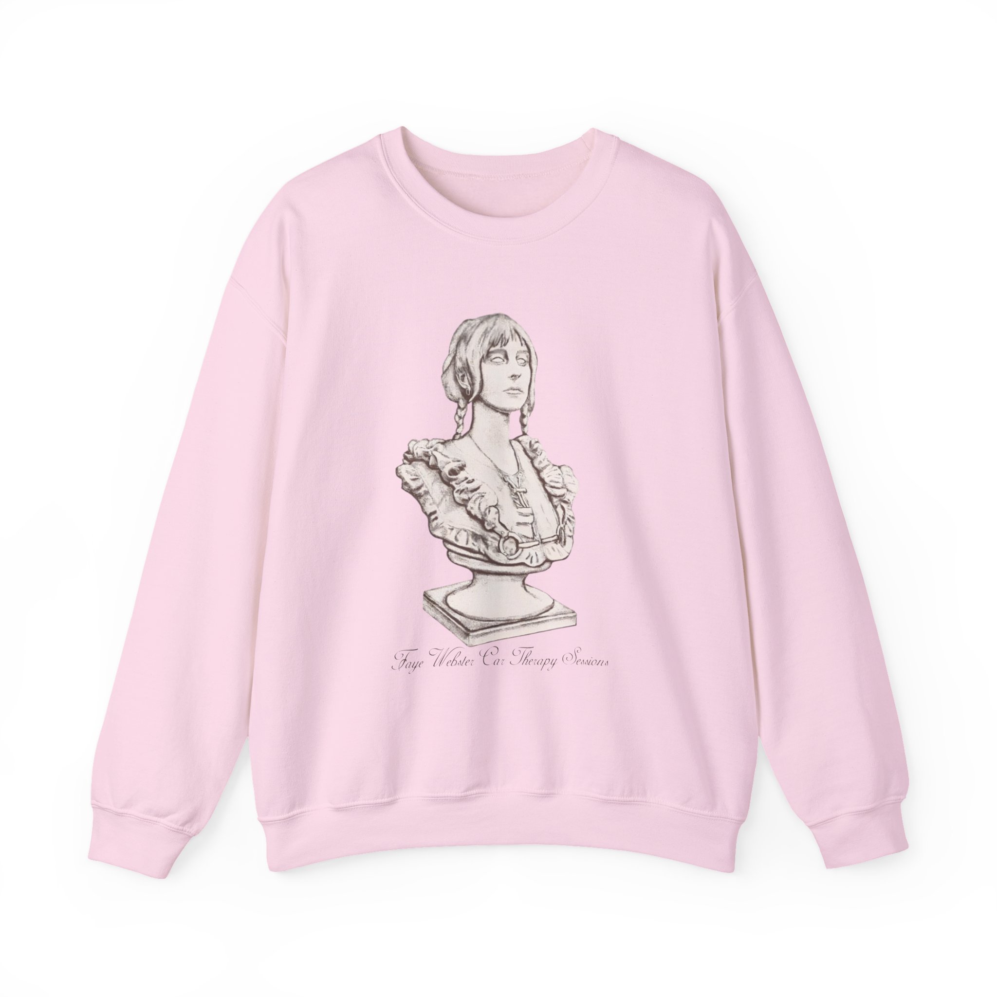 Faye Webster Car Therapy Sessions Bust Unisex Heavy Blendâ„¢ Crewneck Sweatshirt