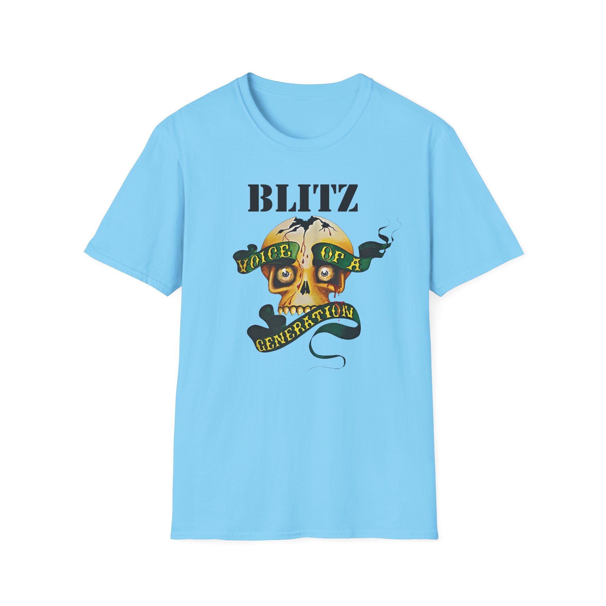 Blitz Voice Of A Generation Unisex Softstyle T-Shirt