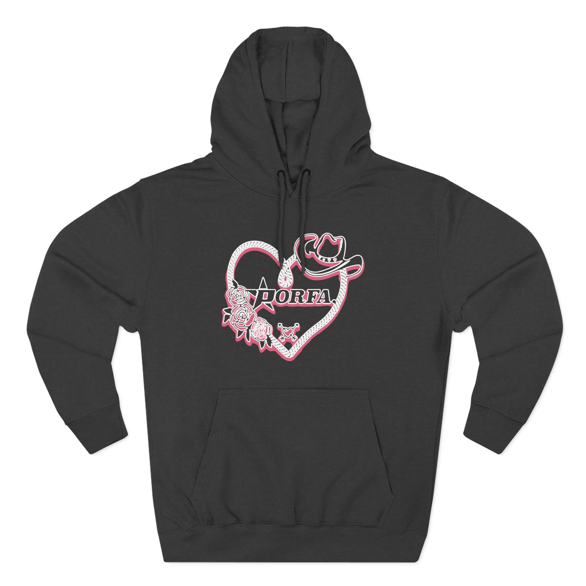 Porfa Love Lasso Three-Panel Fleece Hoodie