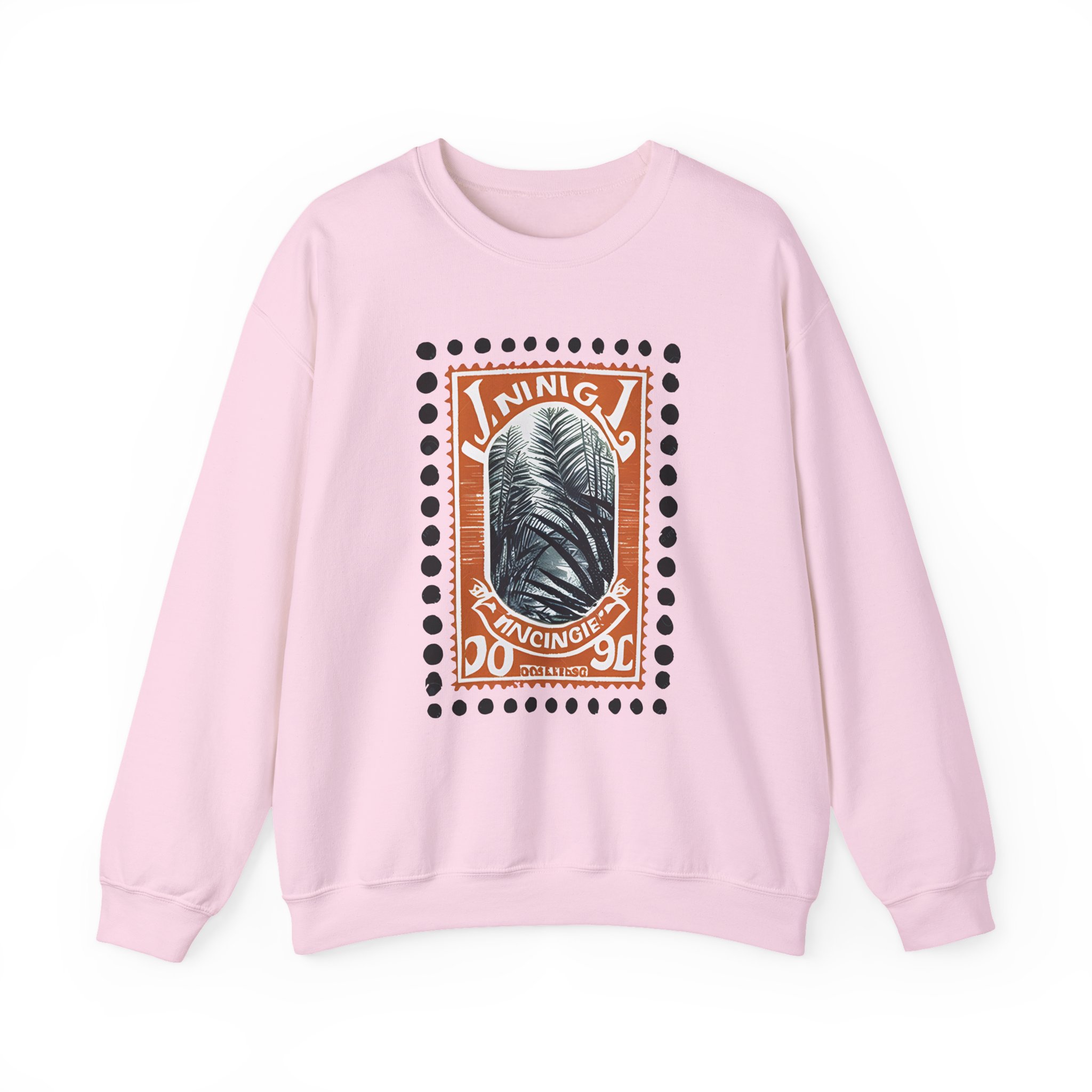 Jungle / Volcano Paradise Stamp Unisex Heavy Blendâ„¢ Crewneck Sweatshirt
