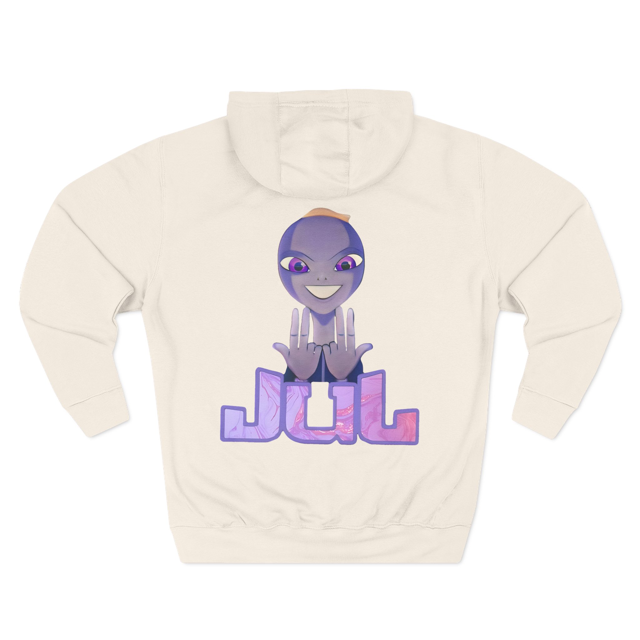 Jul Three-Panel Fleece Hoodie