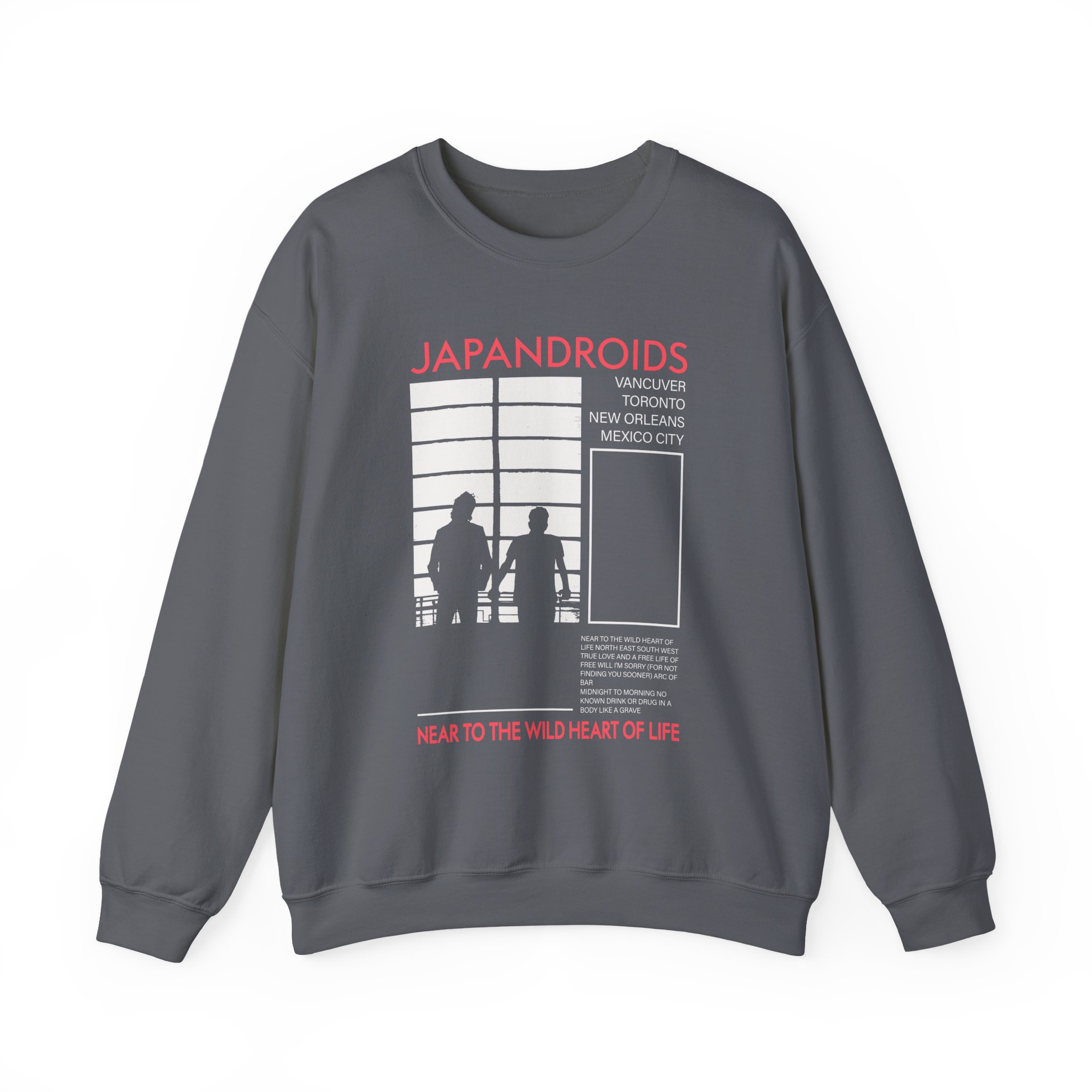 Japandroids Unisex Heavy Blendâ„¢ Crewneck Sweatshirt