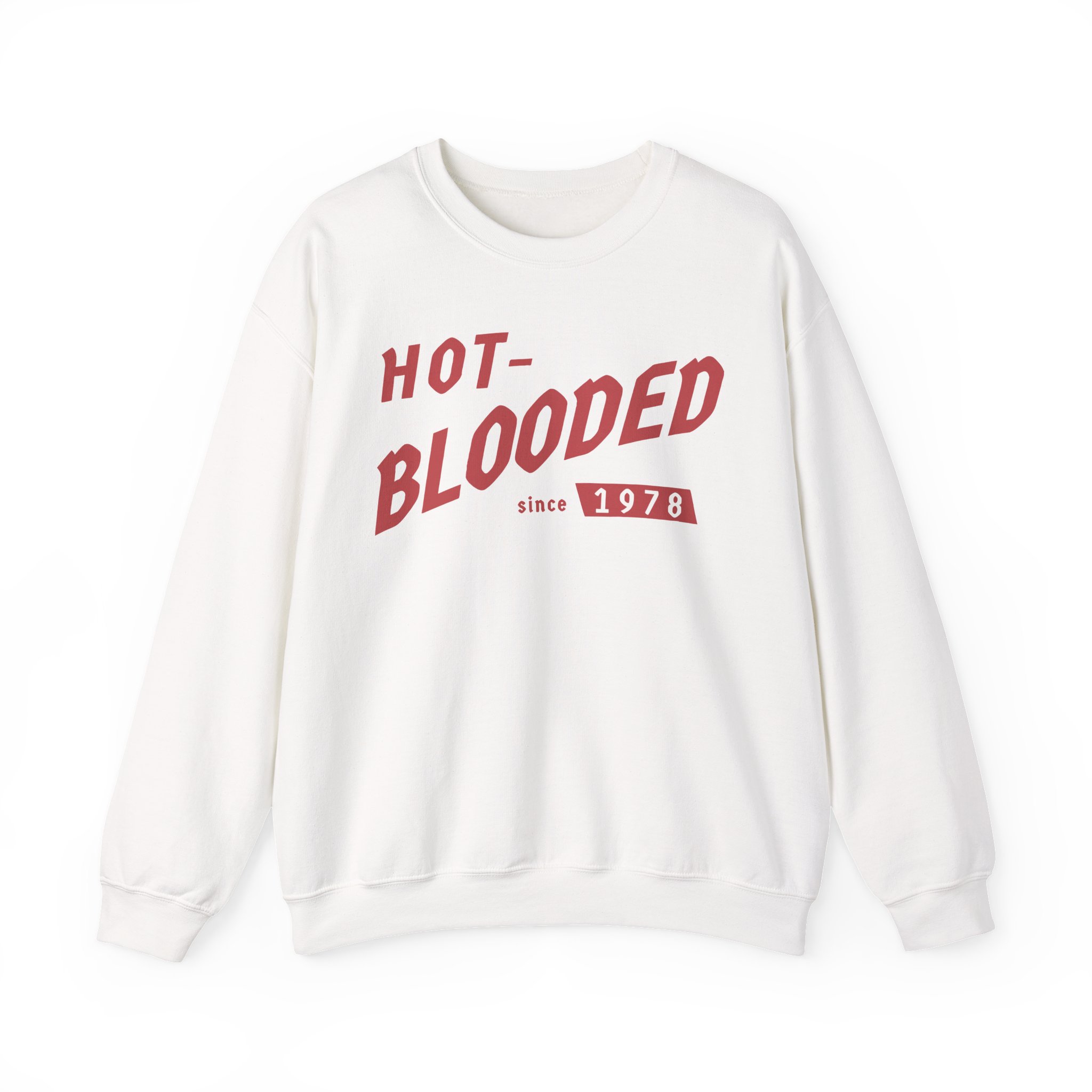 Foreigner Hot Blooded '77 Unisex Heavy Blendâ„¢ Crewneck Sweatshirt