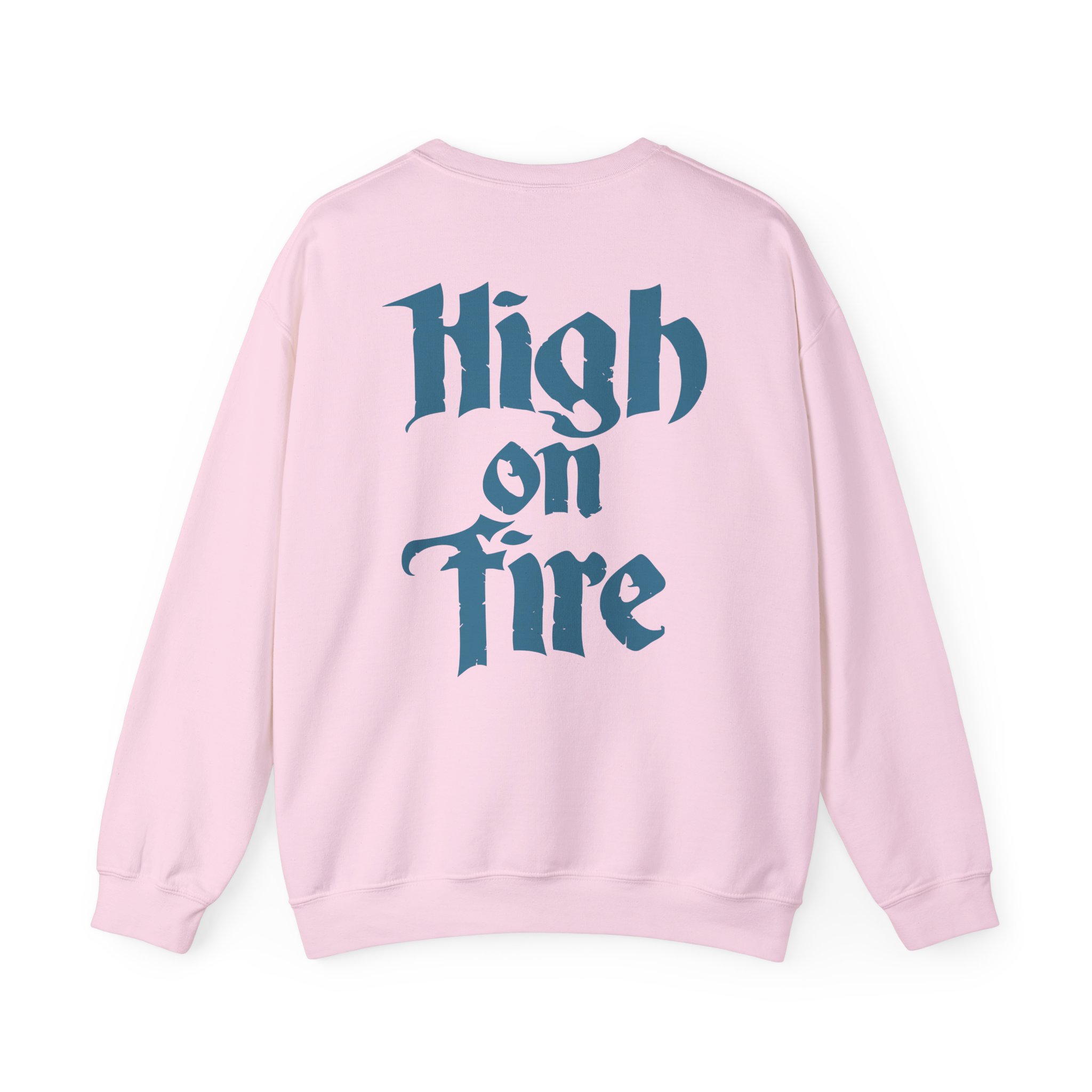 High on Fire Skull Knife Unisex Heavy Blendâ„¢ Crewneck Sweatshirt