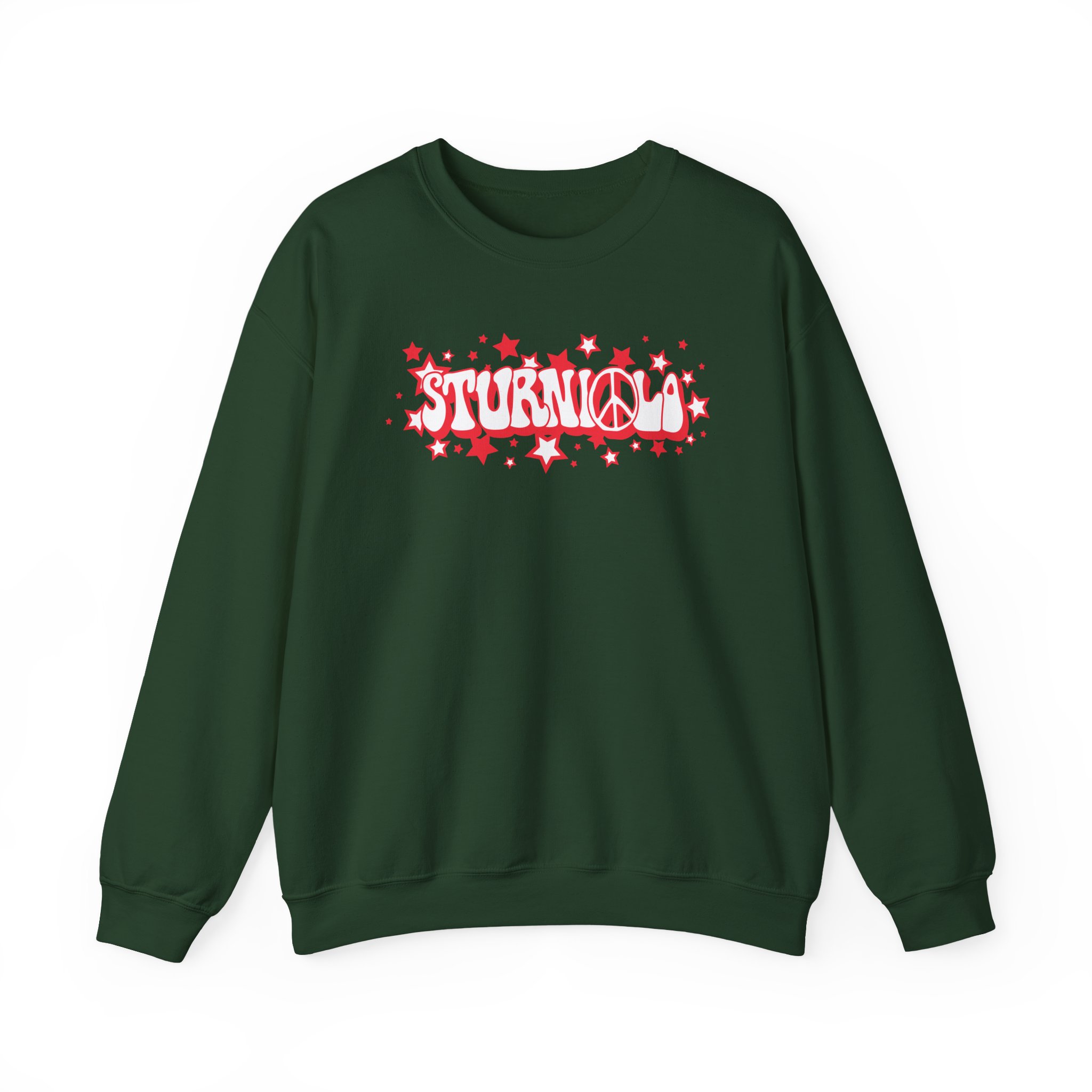 Sturniolo Peace & Stars Unisex Heavy Blendâ„¢ Crewneck Sweatshirt
