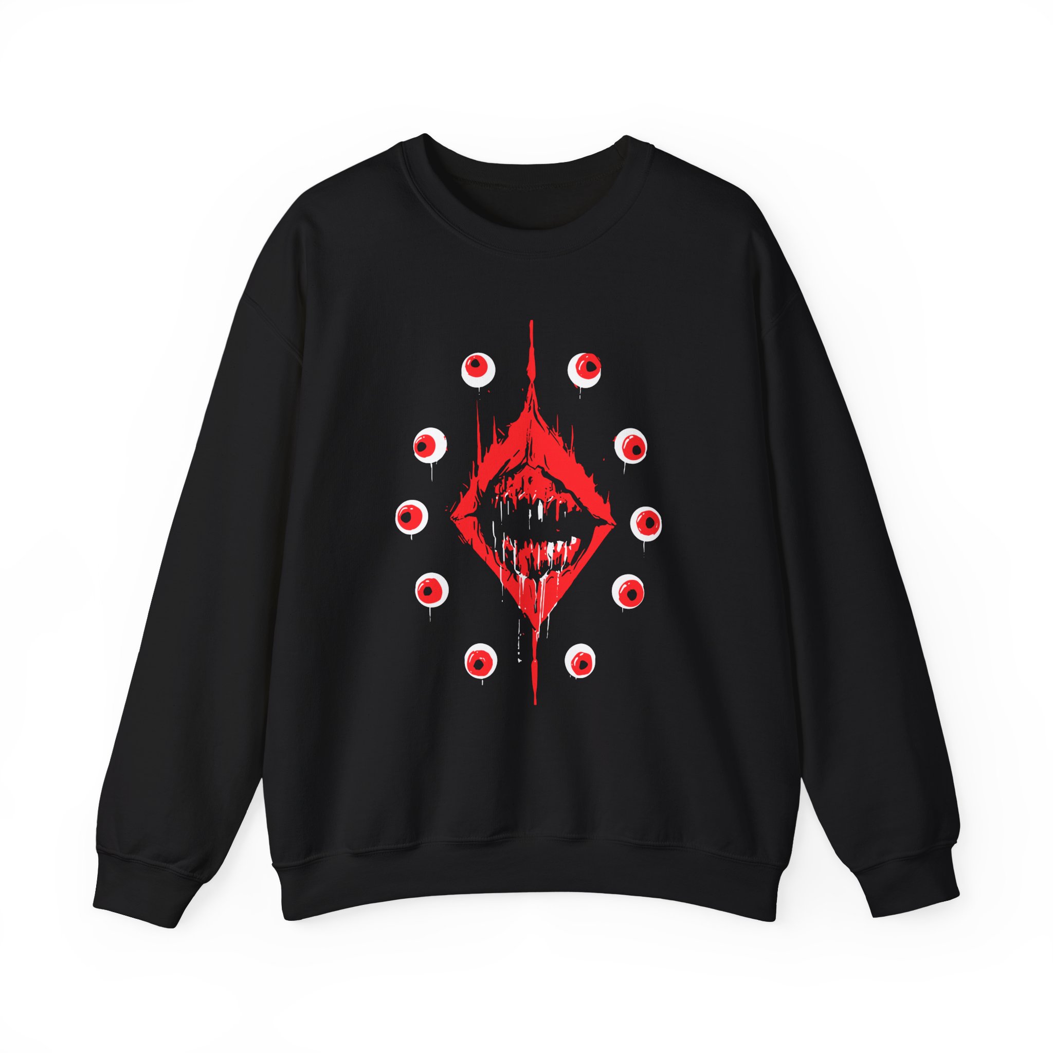 Ultrakill Eyeballs Unisex Heavy Blendâ„¢ Crewneck Sweatshirt