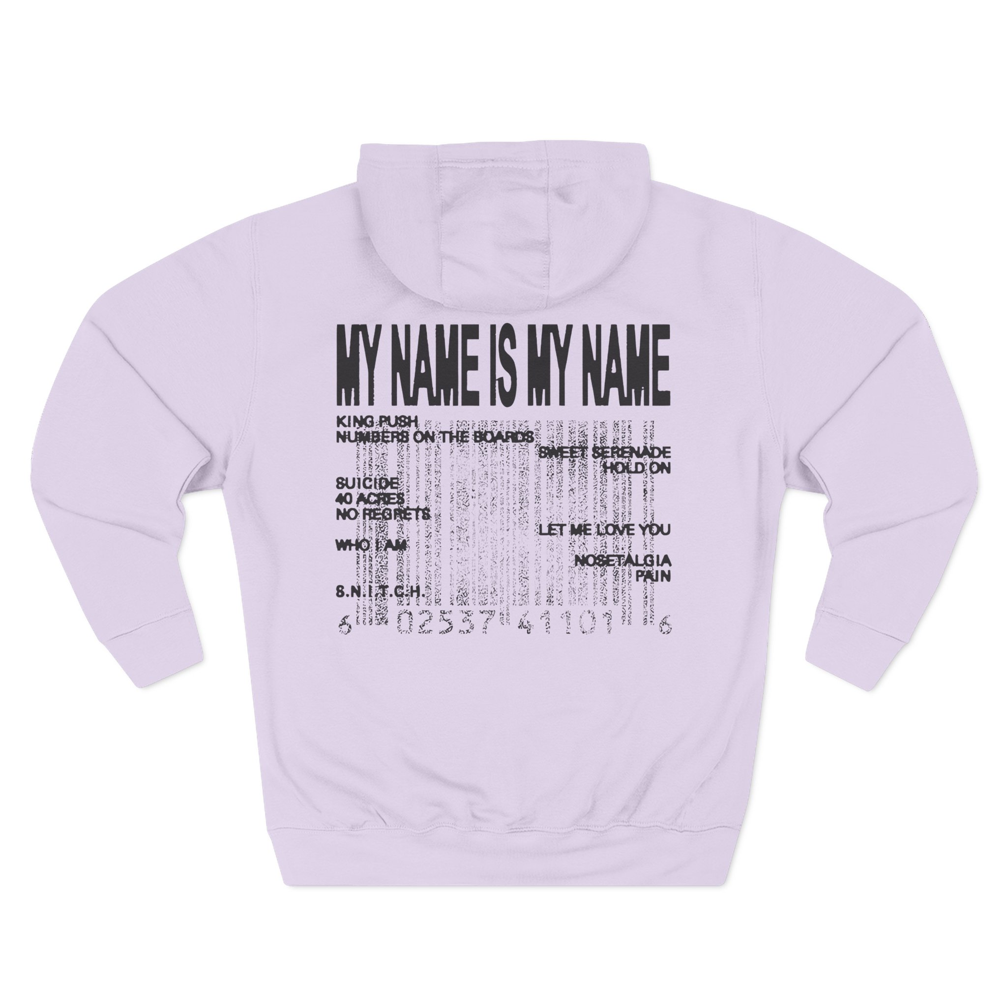 Clipse Mnimn Tracklist Three-Panel Fleece Hoodie