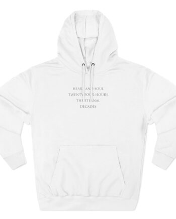 Joy Division Closer Tracklist Three-Panel Fleece Hoodie