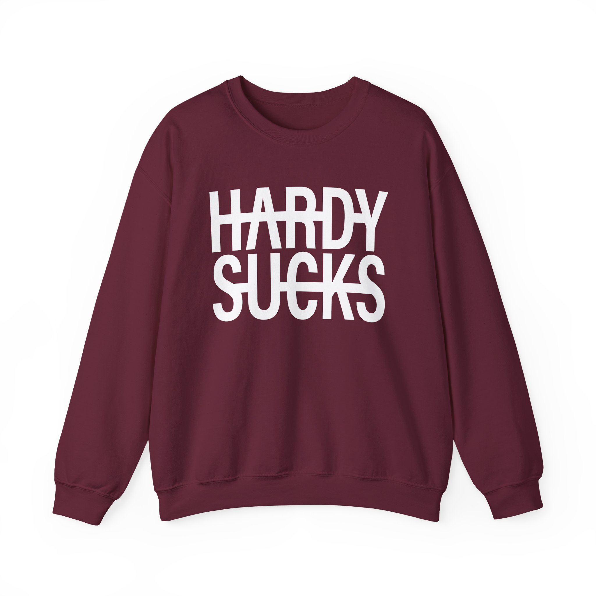 Hardy Hardy Sucks Unisex Heavy Blendâ„¢ Crewneck Sweatshirt