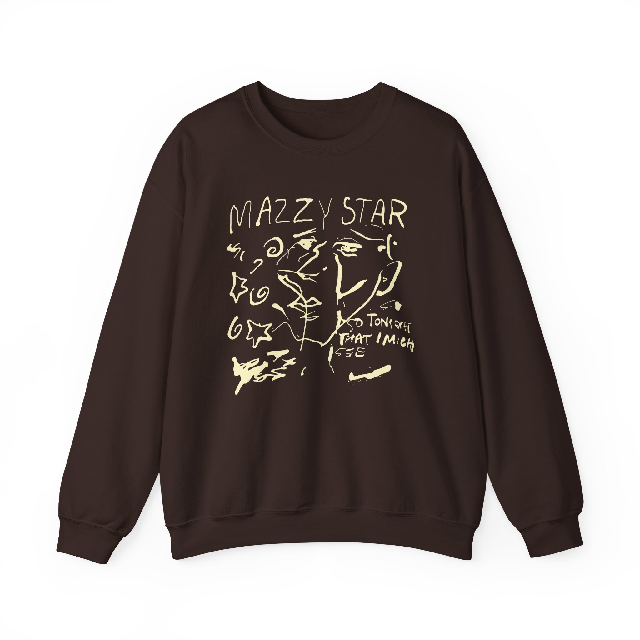 Binchtopia Max Wearing Mazzy Star 90s Unisex Heavy Blendâ„¢ Crewneck Sweatshirt