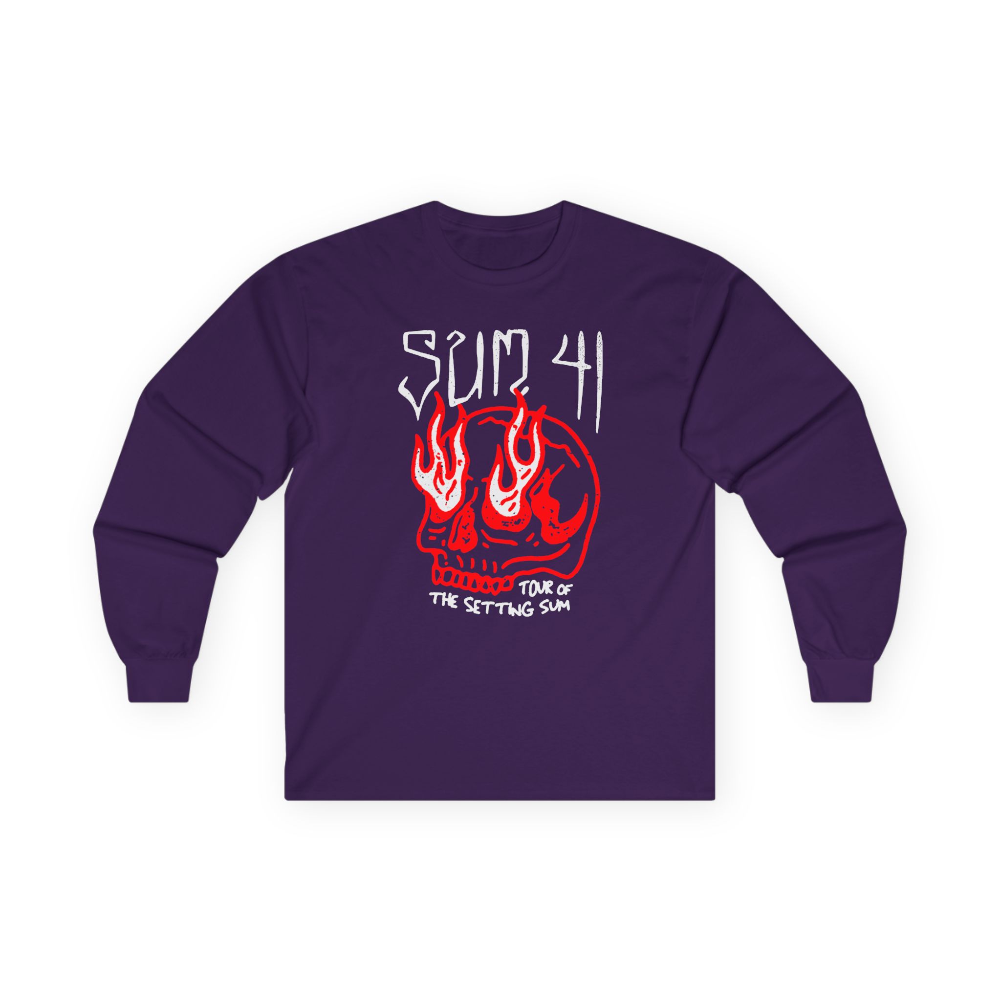 Sum 41 Skull Sketch Tour Unisex Ultra Cotton Long Sleeve Tee