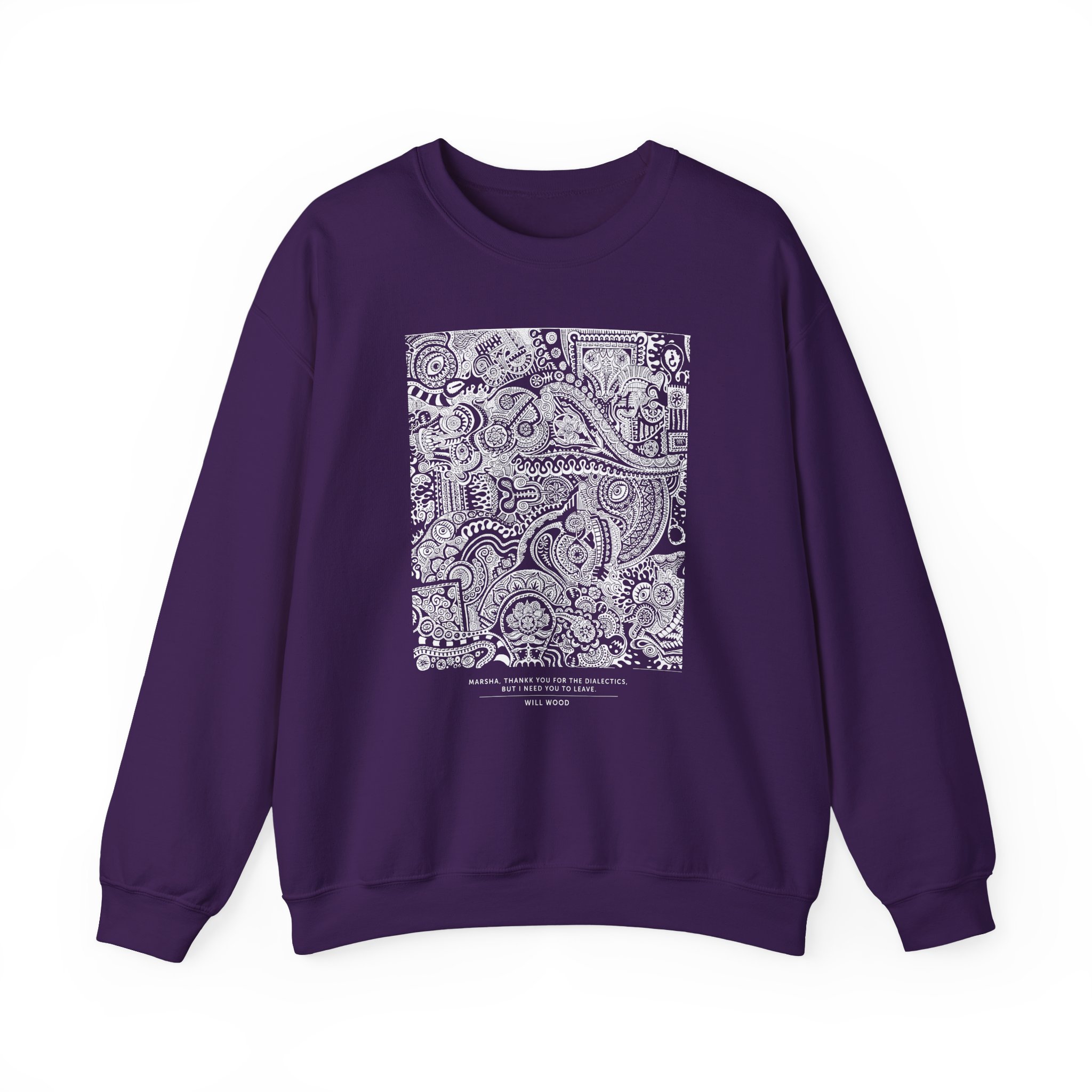 Will Wood Marsha, Thankk You... Unisex Heavy Blendâ„¢ Crewneck Sweatshirt