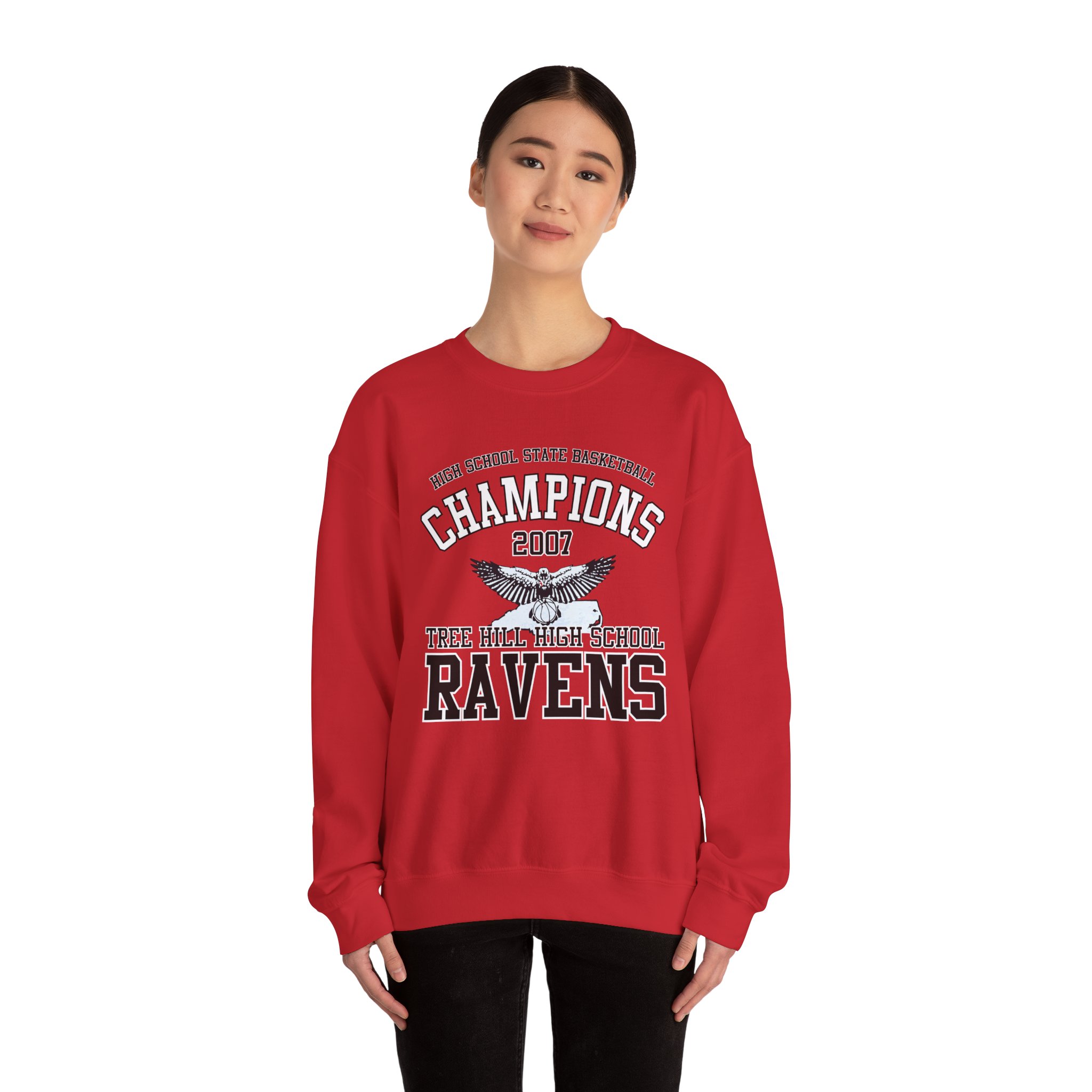 Tree Hill Ravens High School Champions One Tree Hill Unisex Heavy Blend Crewneck Sweatshirt