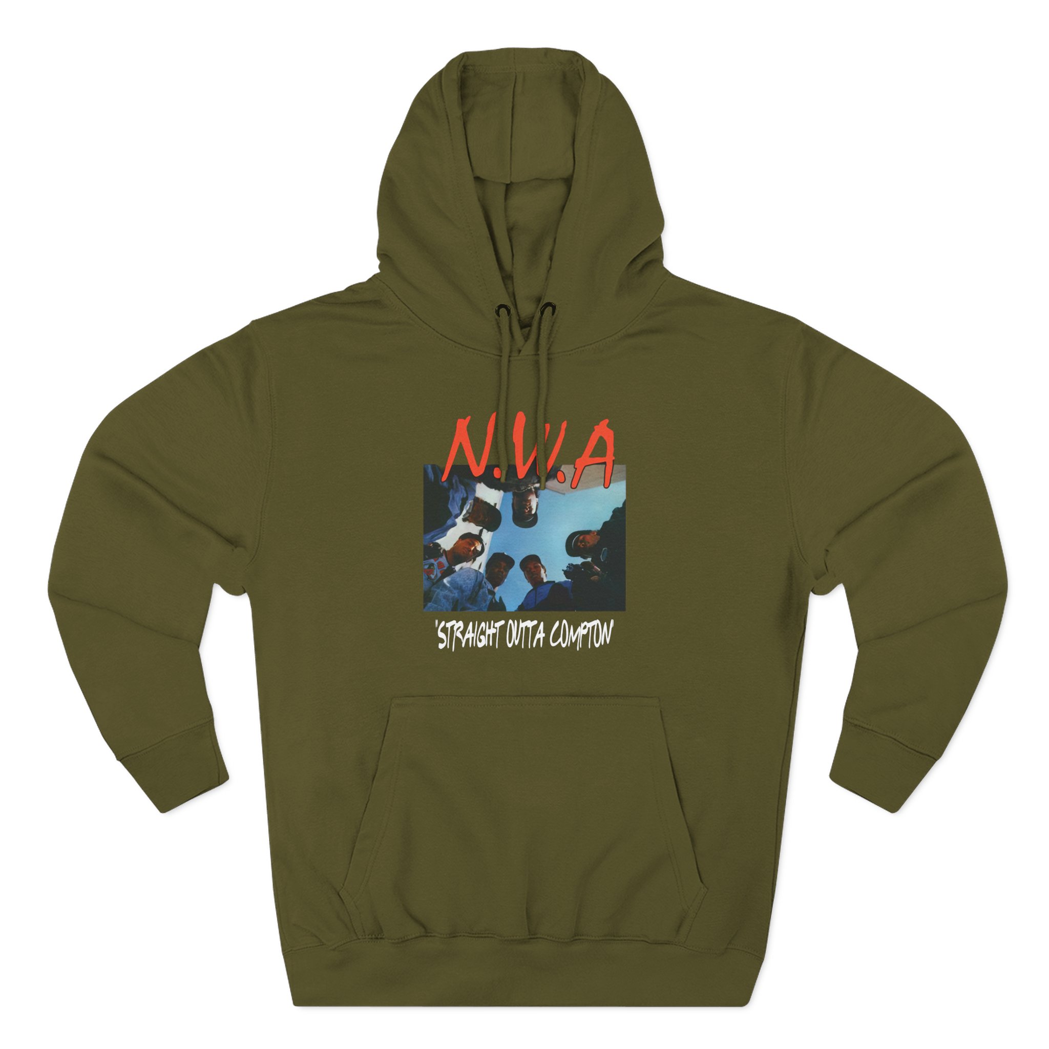 NWA Straight Outta Compton Three-Panel Fleece Hoodie