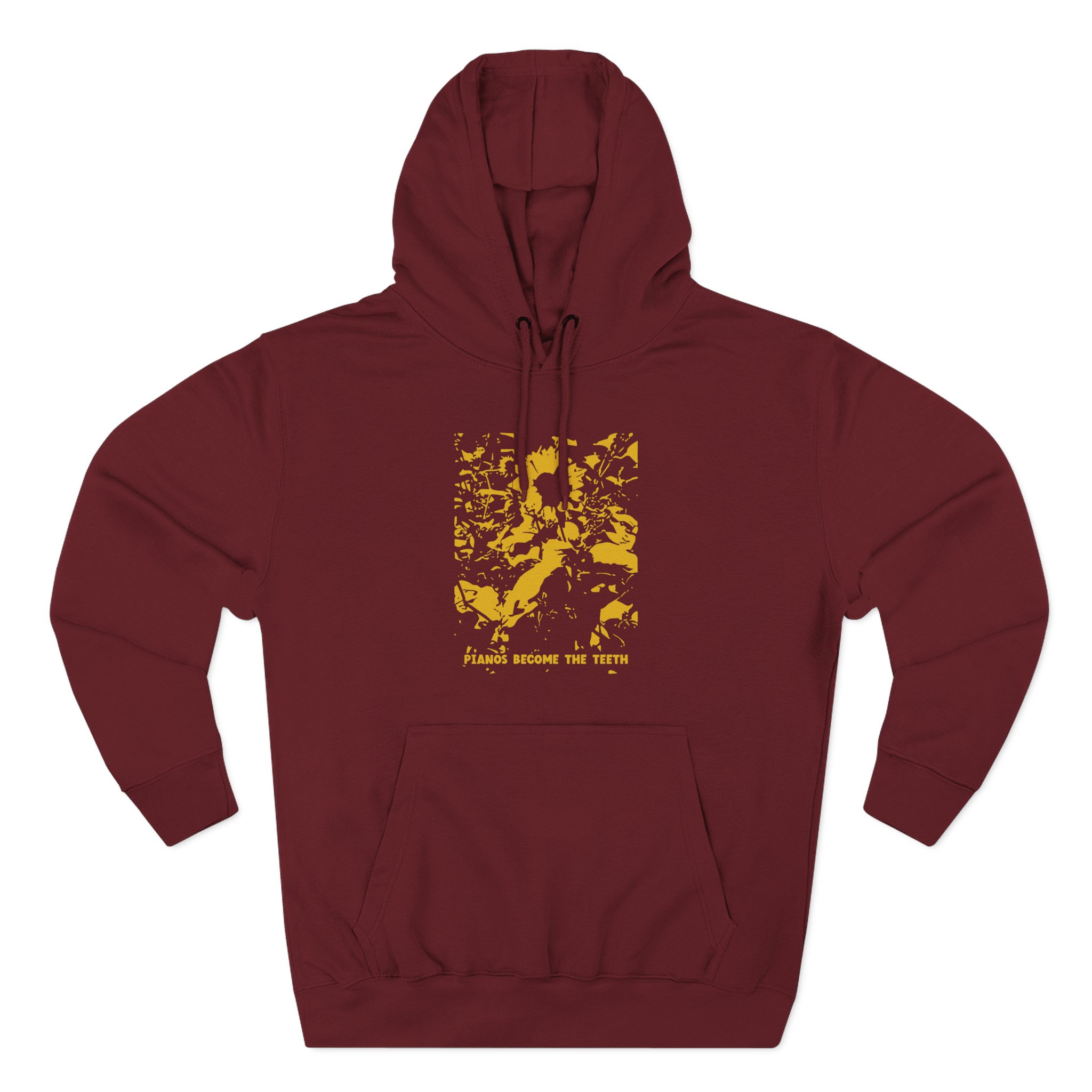 Pianos Become the Teeth Flowers Three-Panel Fleece Hoodie