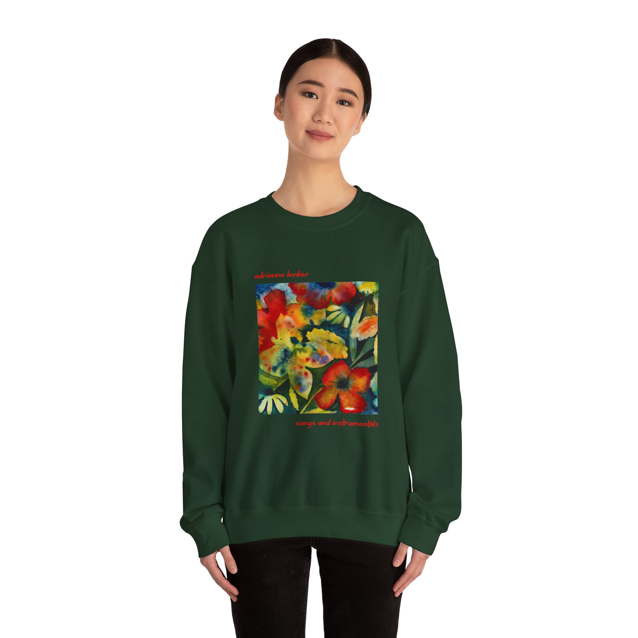 Adrianne Lenker Songs and Instrumentals Unisex Heavy Blend Crewneck Sweatshirt