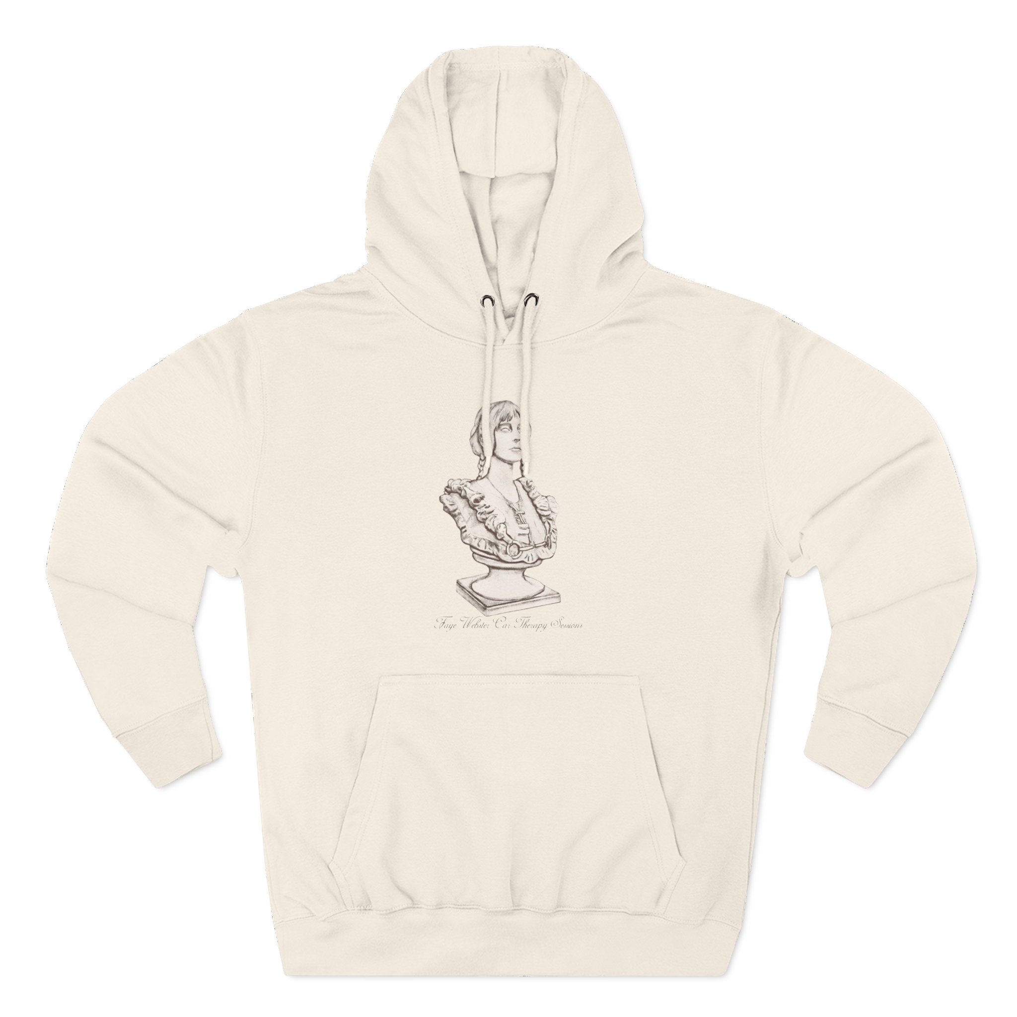 Faye Webster Car Therapy Sessions Bust Three-Panel Fleece Hoodie