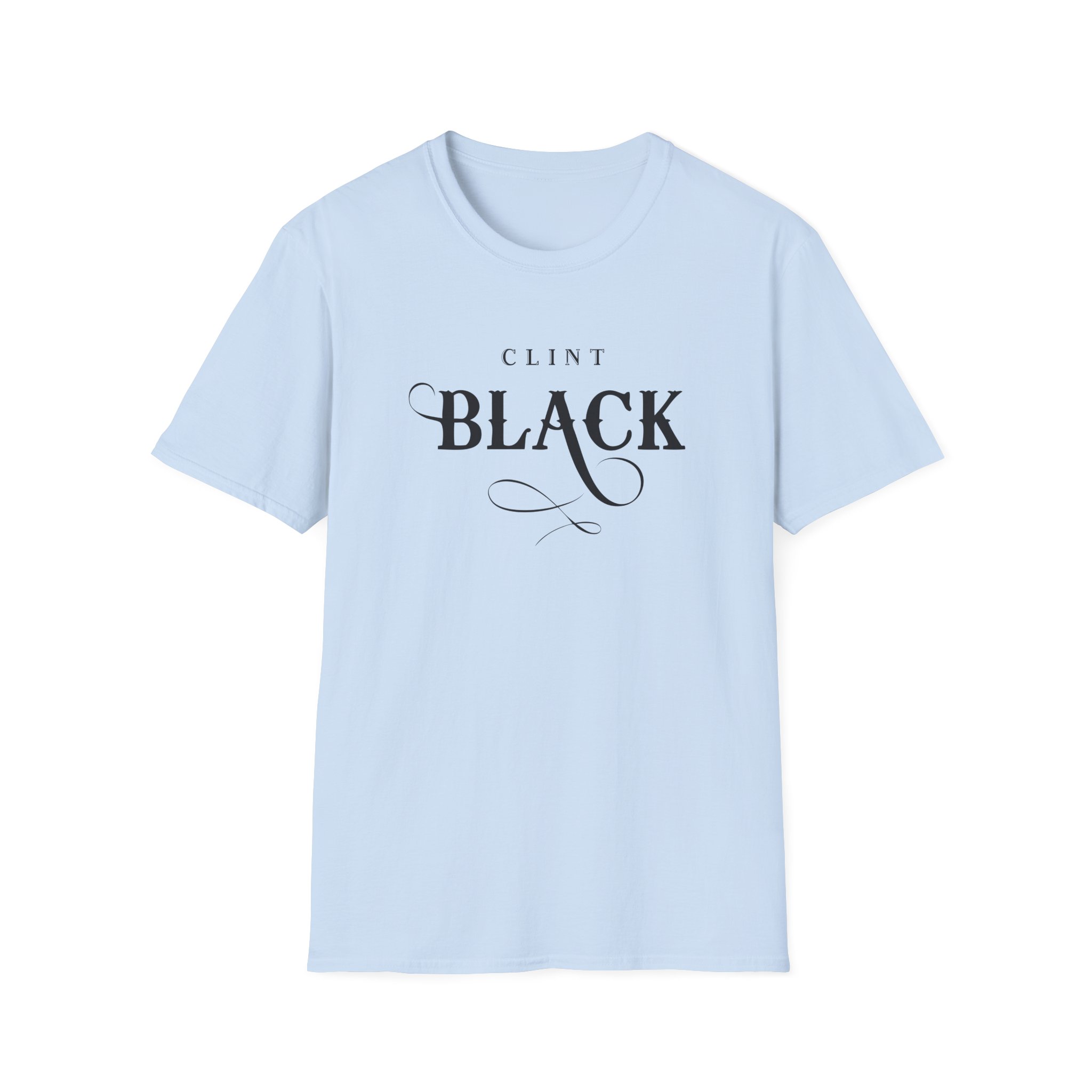 Clint Black Logo Espresso Unisex Softstyle T-Shirt