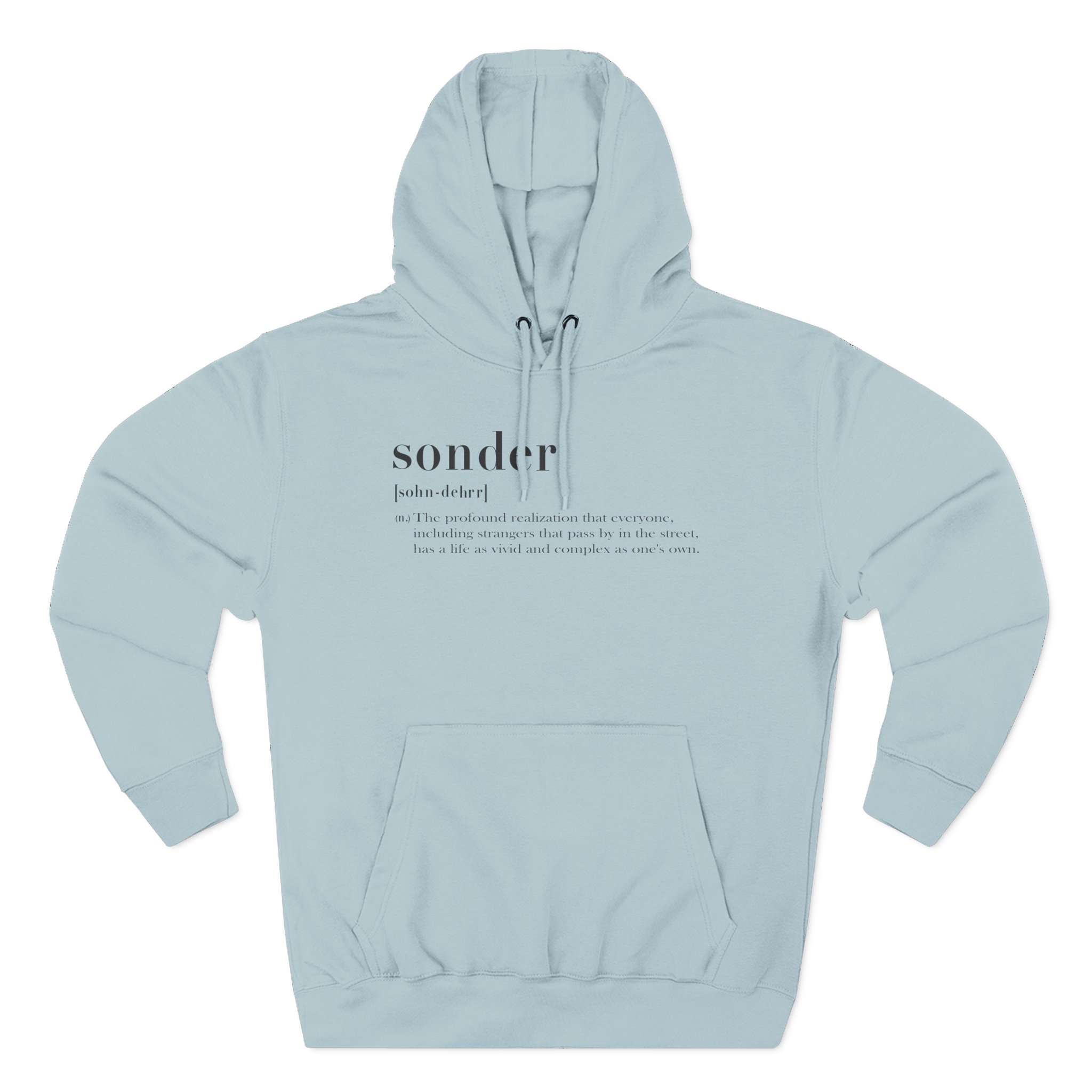 Sonder Definition Three-Panel Fleece Hoodie